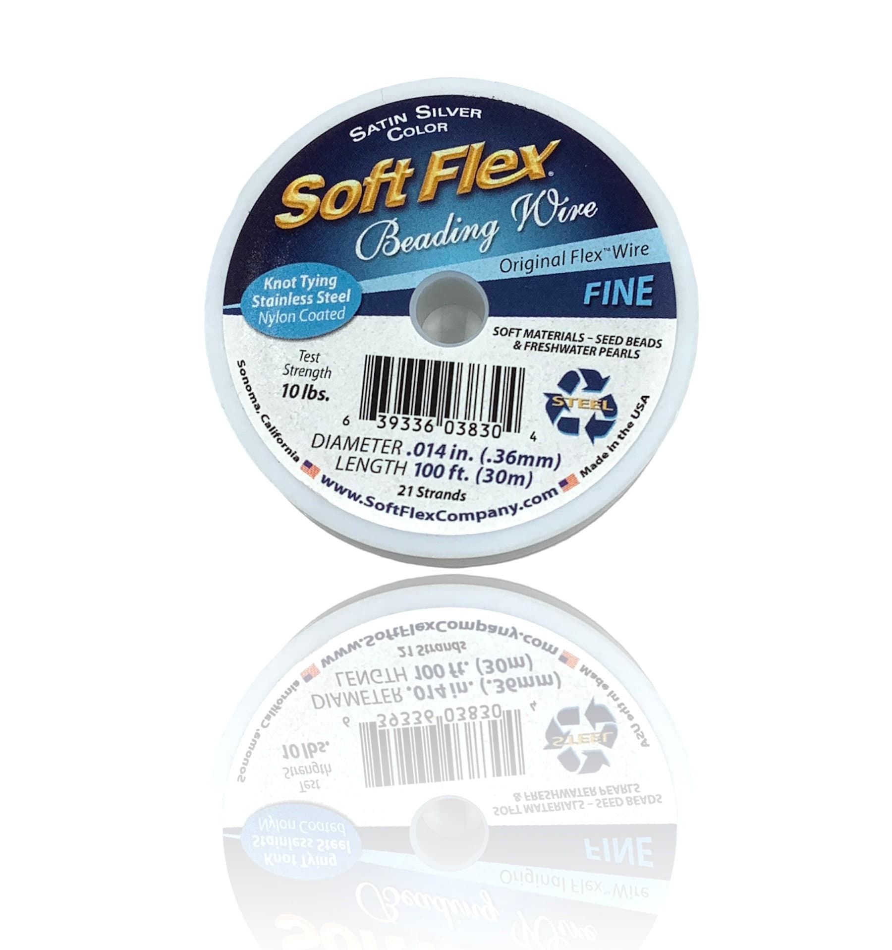 Soft Flex Fine Wire, Stringing Beading Wire, Spool Size 30 Ft, 100ft, Specialty Beading Threads And Tiger tail, Canadian Supplier, Bulk buy - image 4