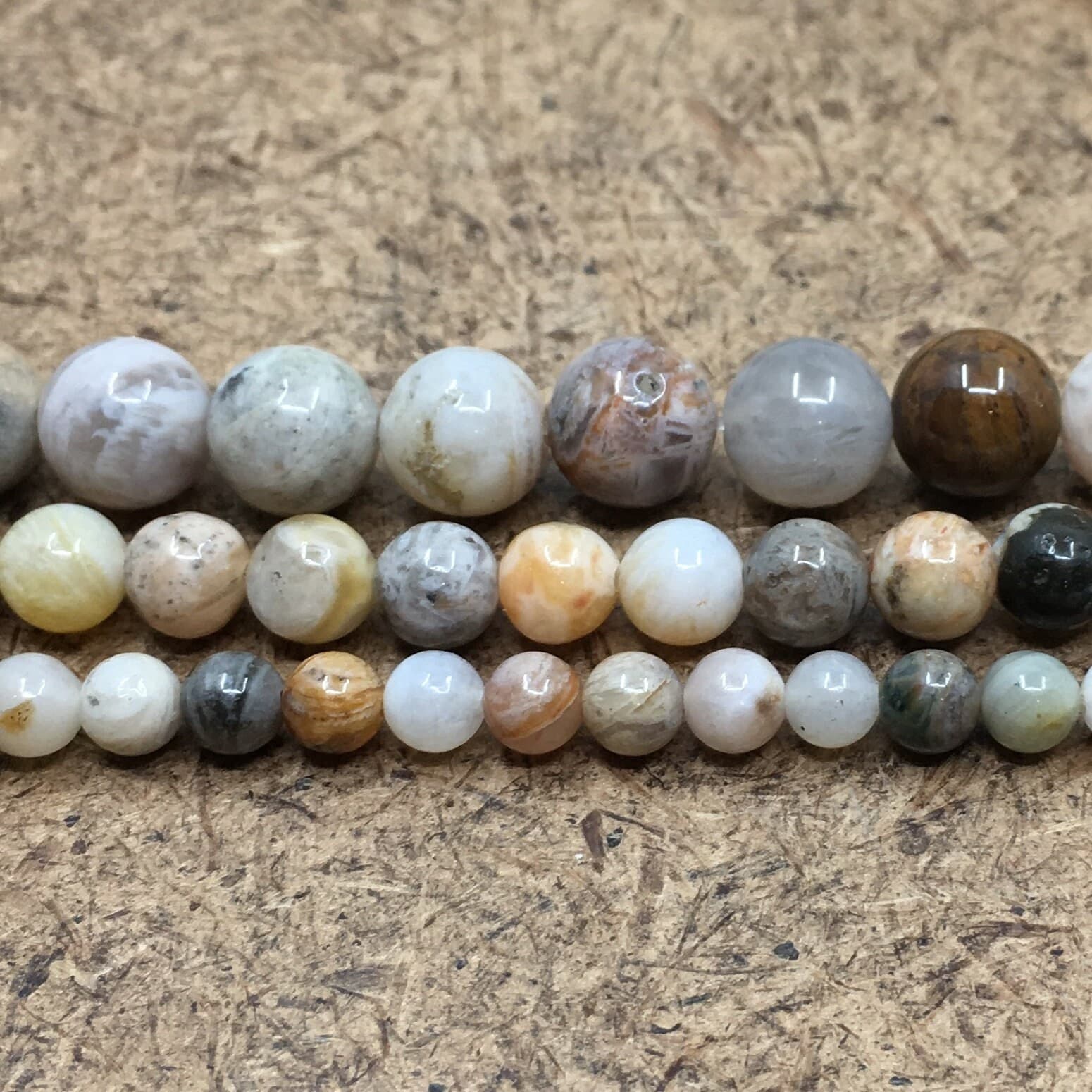Bamboo Agate Stone Beads, 4mm, 6mm, 8mm, 10mm, Canadian Supplier, Bulk Buy Healing Stone, Beading Supplier - image 5