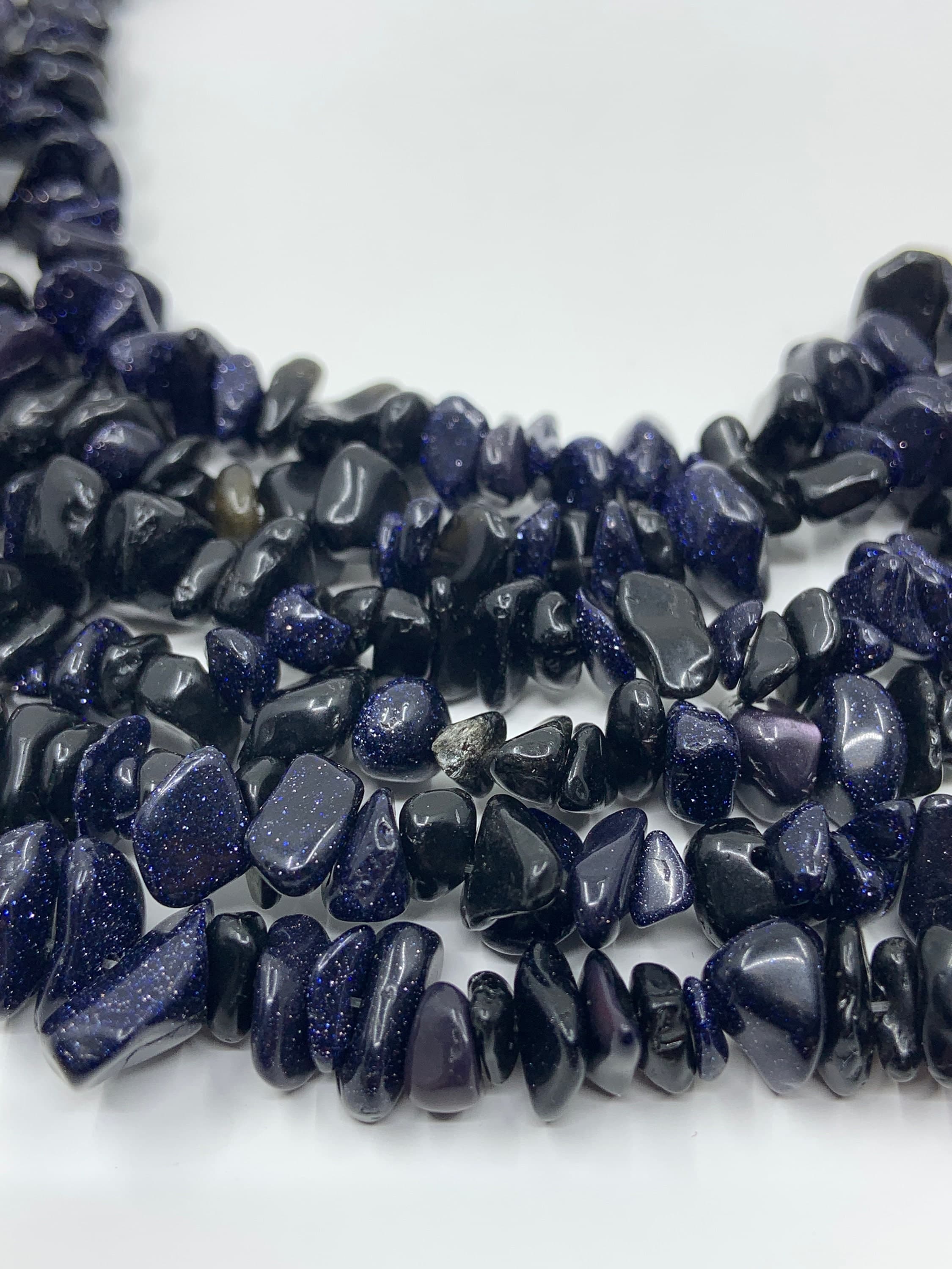 Sandstone chips beads for jewelry making