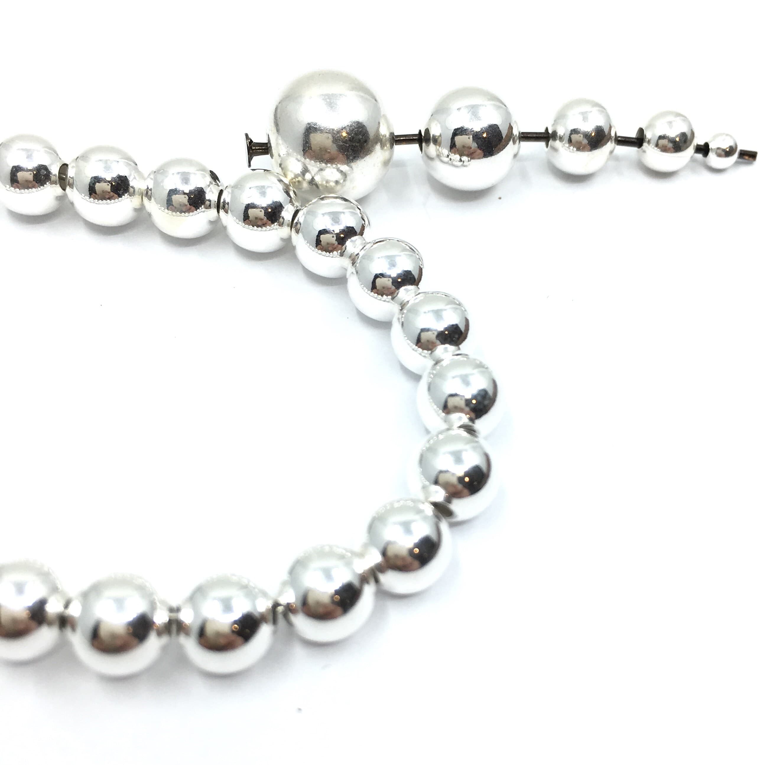 6mm 10 beads Sterling Silver , Sterling Bead for Bracelet, DIY Bracelet, Beads, 0.925 Silver beads, Italian Silver Beads, Canadian Seller