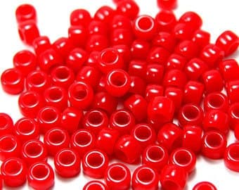 Pony Beads, 10 Color pony beads, 4X6 Pony Beads, Pony Beads, school project bead, Kids DIY Beads, Canadian Supplier, Bead, 5 dollar
