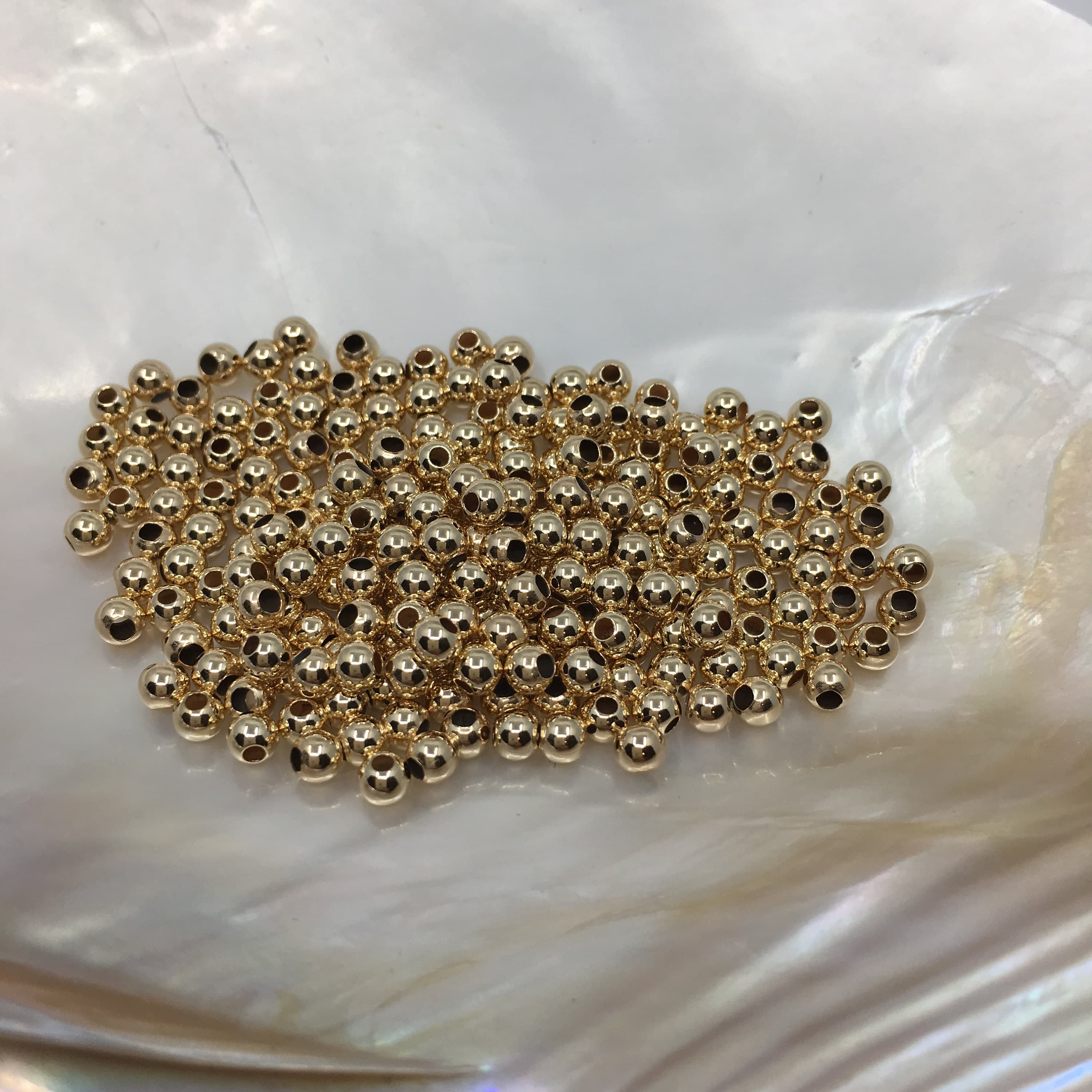 Gold filled 1/20 14K, 10mm Gold filled, 14K  Bracelet, Gold Filled Beads, Gold filled loose beads, 14K Canadian company, 1 Pc