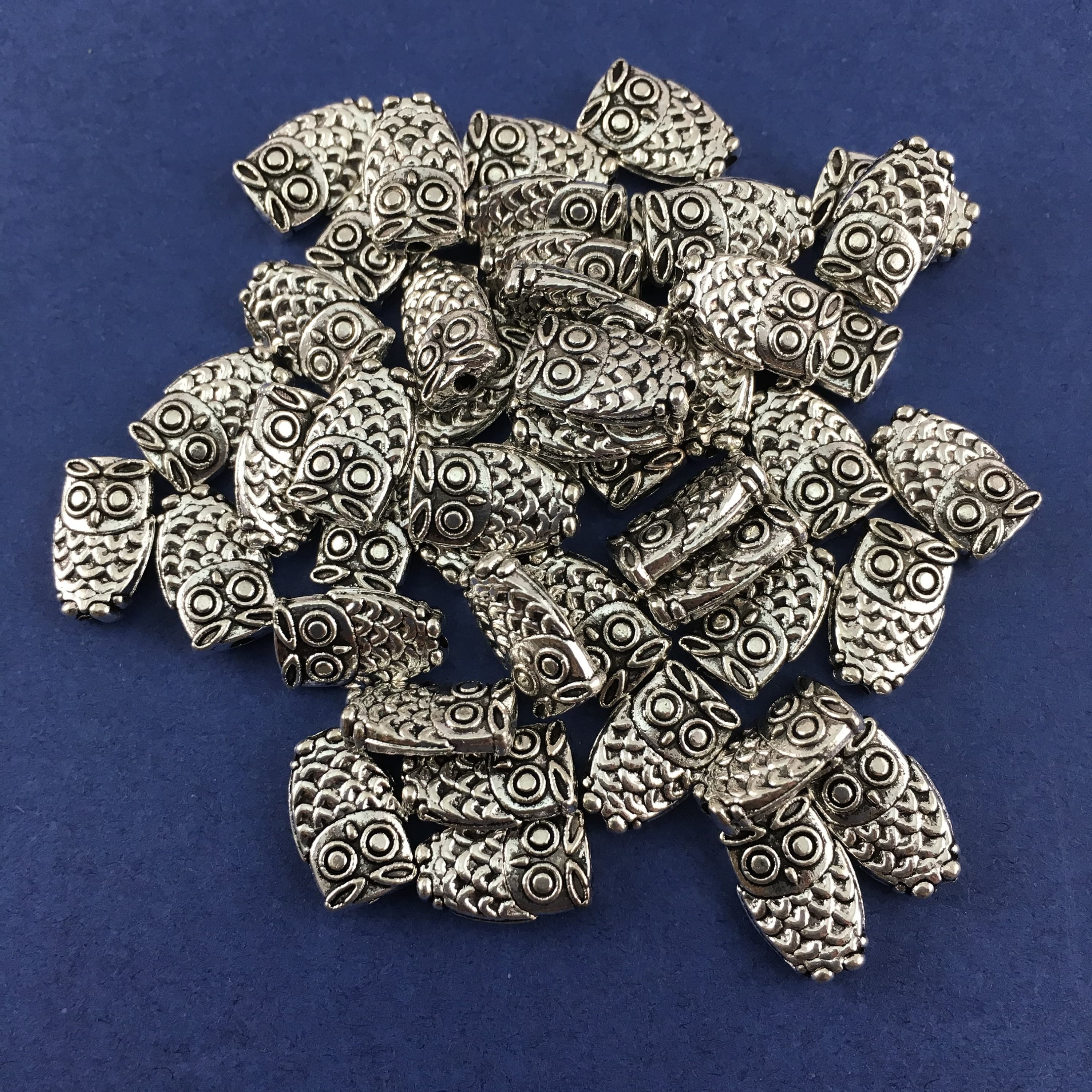 Alloy Charm, Owl Charm, Owl Pendant, Alloy Owl Charm, Pack of 30, Owl Pendant, Bellaire Wholesale, Canadian Supplier, Bulk Buy Charms - image 3