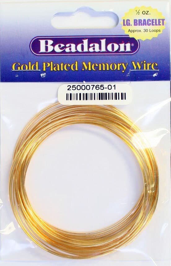 Gold Memory Wire, Beadalon Memory Wire Bracelet, Gold, 0.50 OZ, Bellaire Wholesale, Canadian Jewelry Supplier, Bulk Buy, Jewelry Wires - image 3
