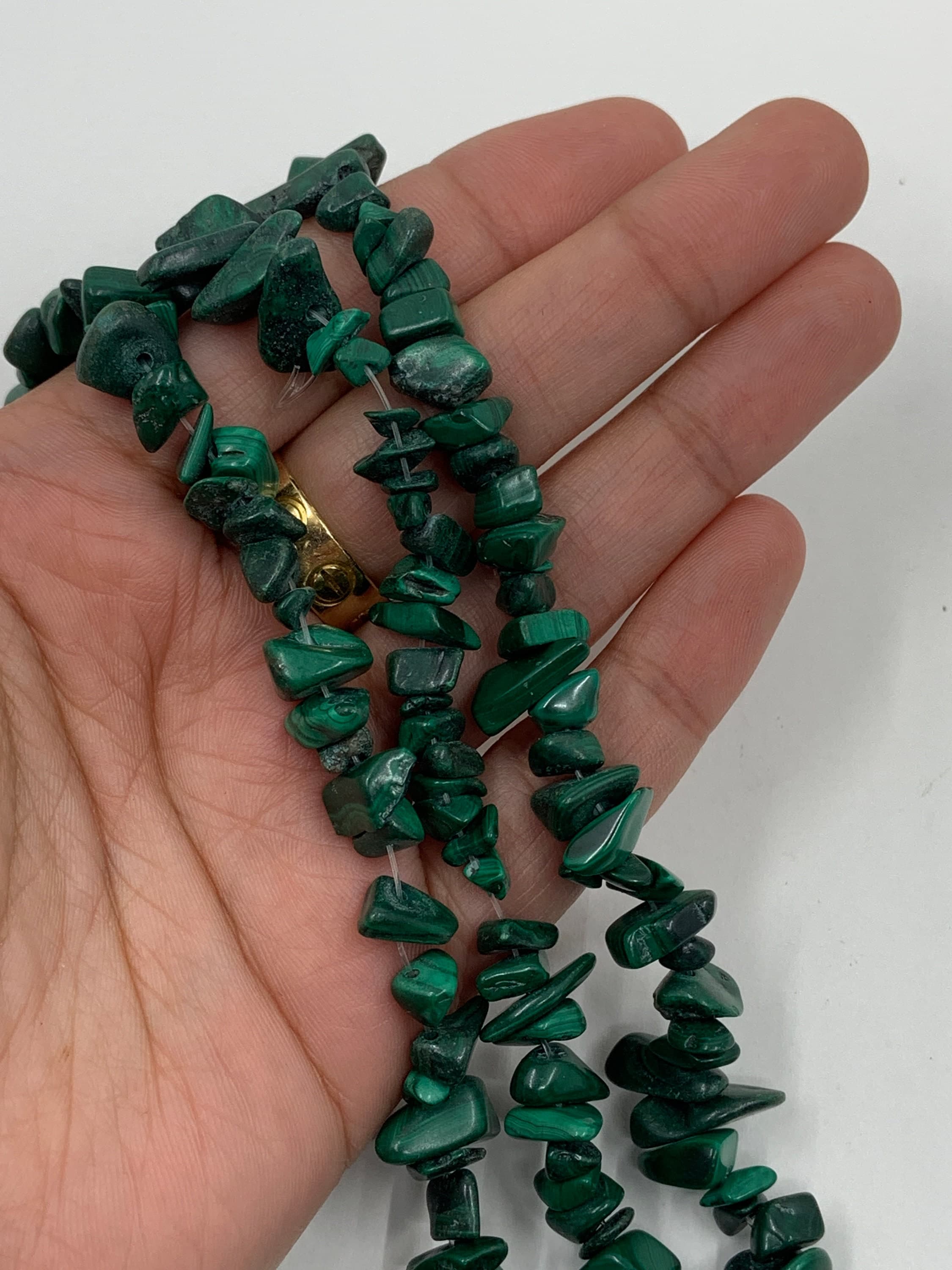 Malachite Bead Chips, Natural Stone Bead, Crystal Gemstone Chips, 8x12mm, Full Strand, Semi precious Gemstone, Wholesale Beads, Supplier - image 5