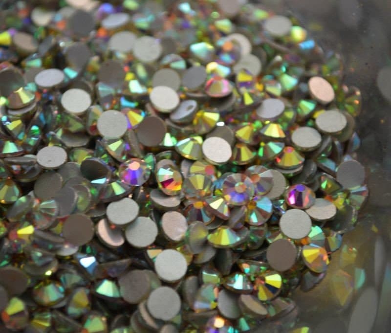 SS20 Flat Back Clear AB, Flatback, Sparkly Crystals, FlatBack Crystals, rhinestone, flat back rhinestone, wholesale flatback - image 3
