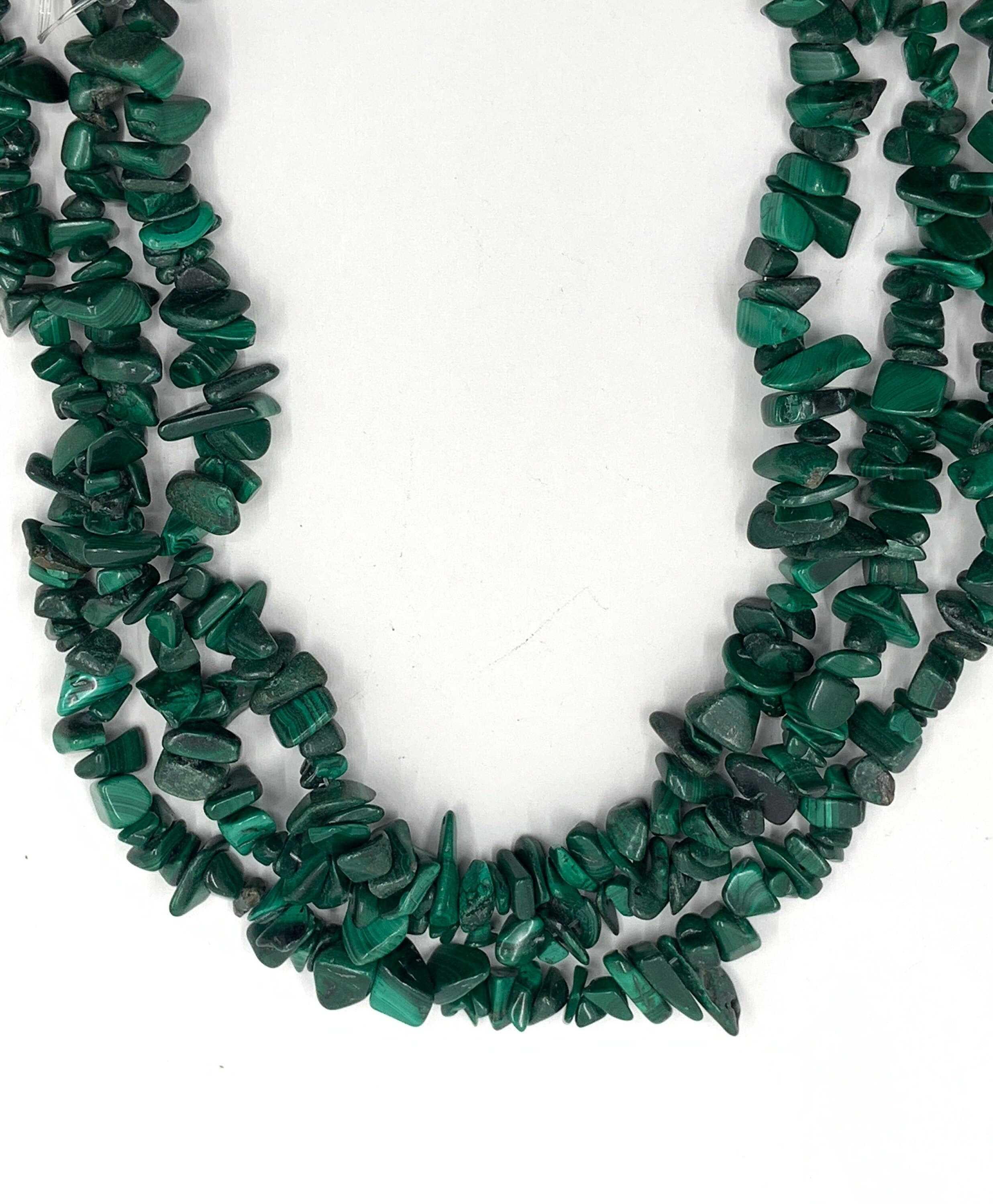 Malachite Bead Chips, Natural Stone Bead, Crystal Gemstone Chips, 8x12mm, Full Strand, Semi precious Gemstone, Wholesale Beads, Supplier - image 4