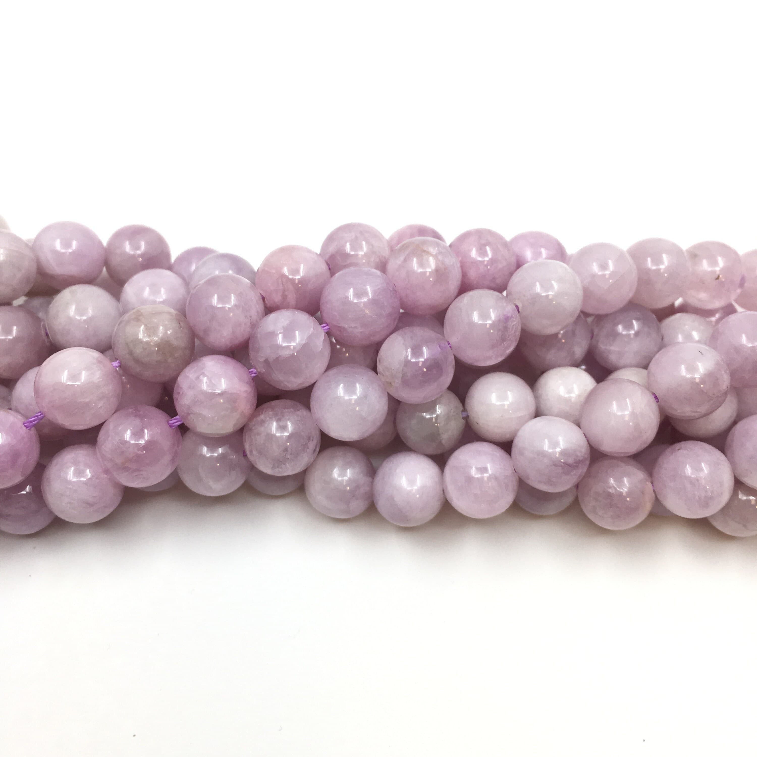 Kunzite Bead, Natural Stone Bead, 6mm, 8mm, 10mm, Good Luck Stone, Natural Stone, Canadian Supplier, Bellaire Wholesale, Bulk Buy, Healing - image 3