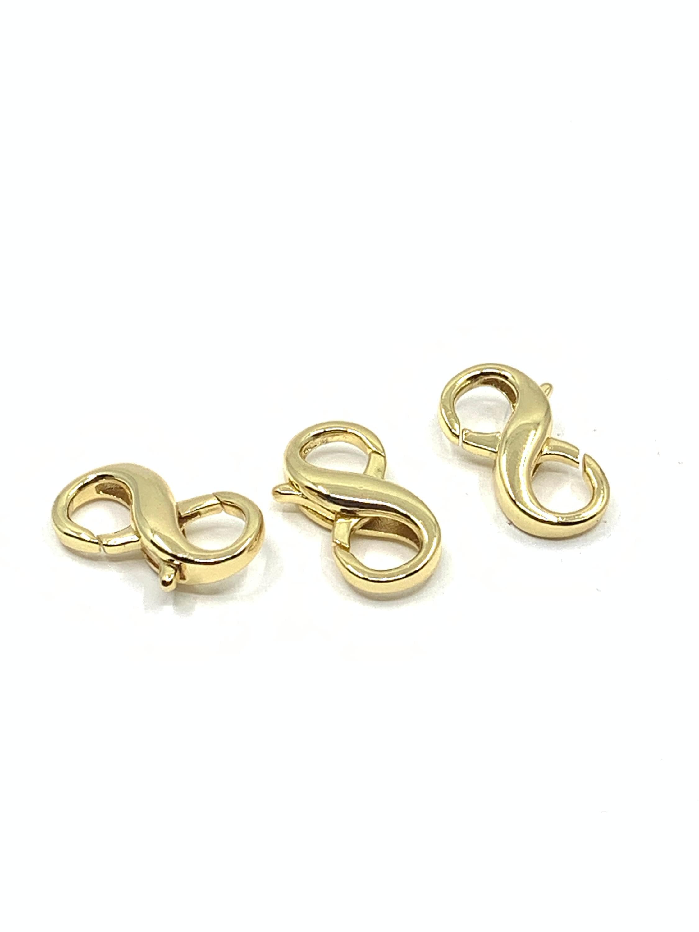 Gold infinity charm holder