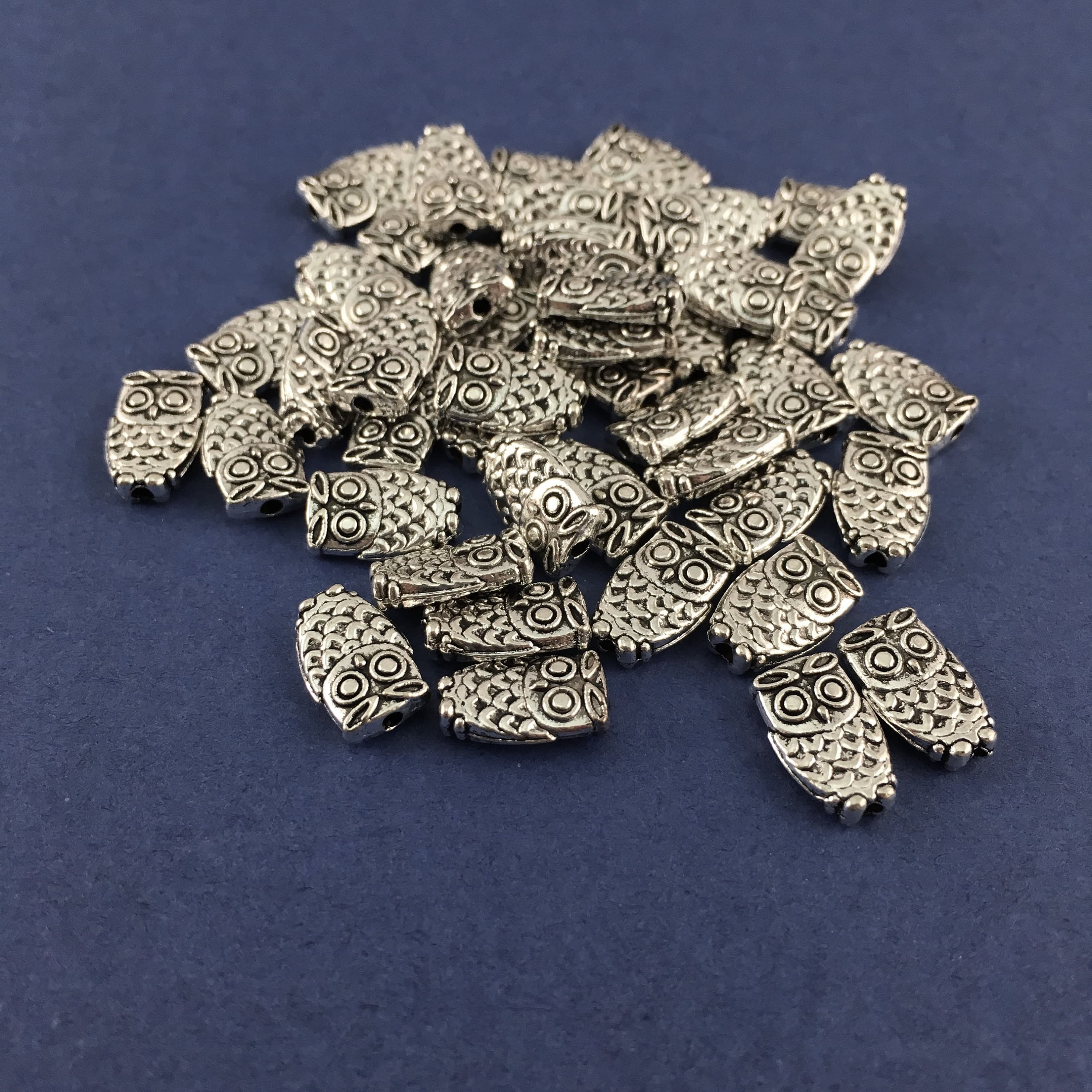 Alloy Charm, Owl Charm, Owl Pendant, Alloy Owl Charm, Pack of 30, Owl Pendant, Bellaire Wholesale, Canadian Supplier, Bulk Buy Charms - image 4