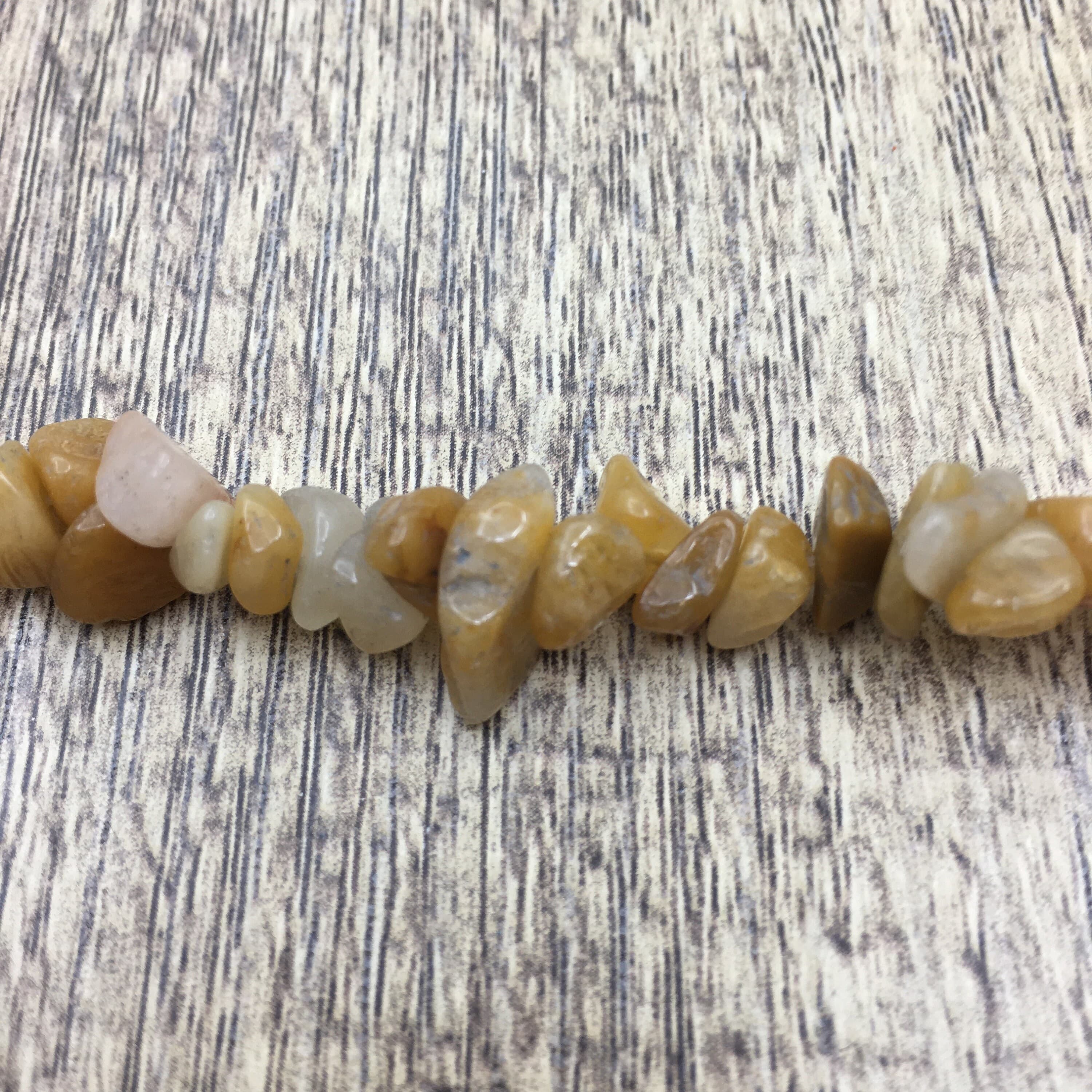 Yellow Agate Chips, Natural Color Bead, Natural Stone,5x8mm 12x8mm Beads, 32'' Long Full Strand, Semiprecious Gemstone, Wholesale Beads - image 4