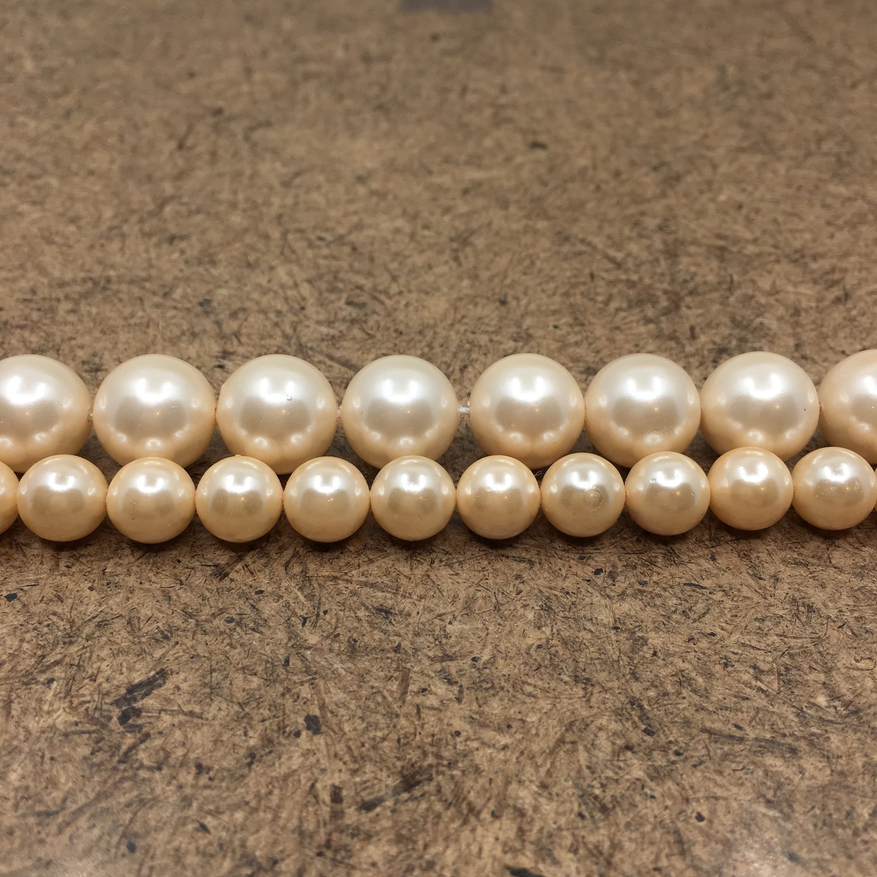 Blush Pink Shell Pearls, 8mm Pearls, 12mm Pearls,  Shell Pearl Beads, Round Shell Pearls, Full Strand Beads, Canadian Supplier - image 5