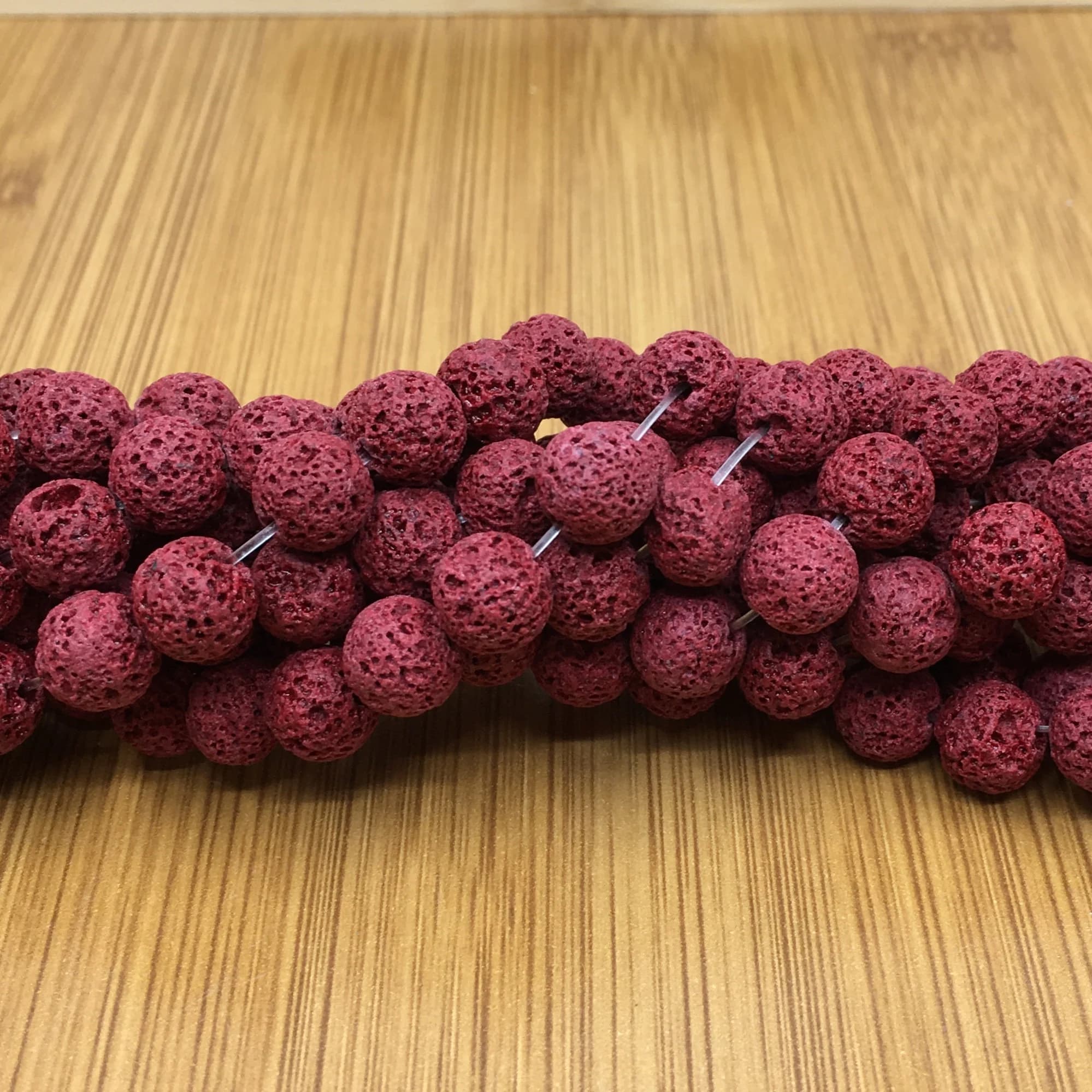 Burgundy Lava beads, Gem stone, Natural stones, 4mm, 6mm, 8mm, 10mm, 12mm, Wholesale beads, Canadian Supplier, Volcano Beads
