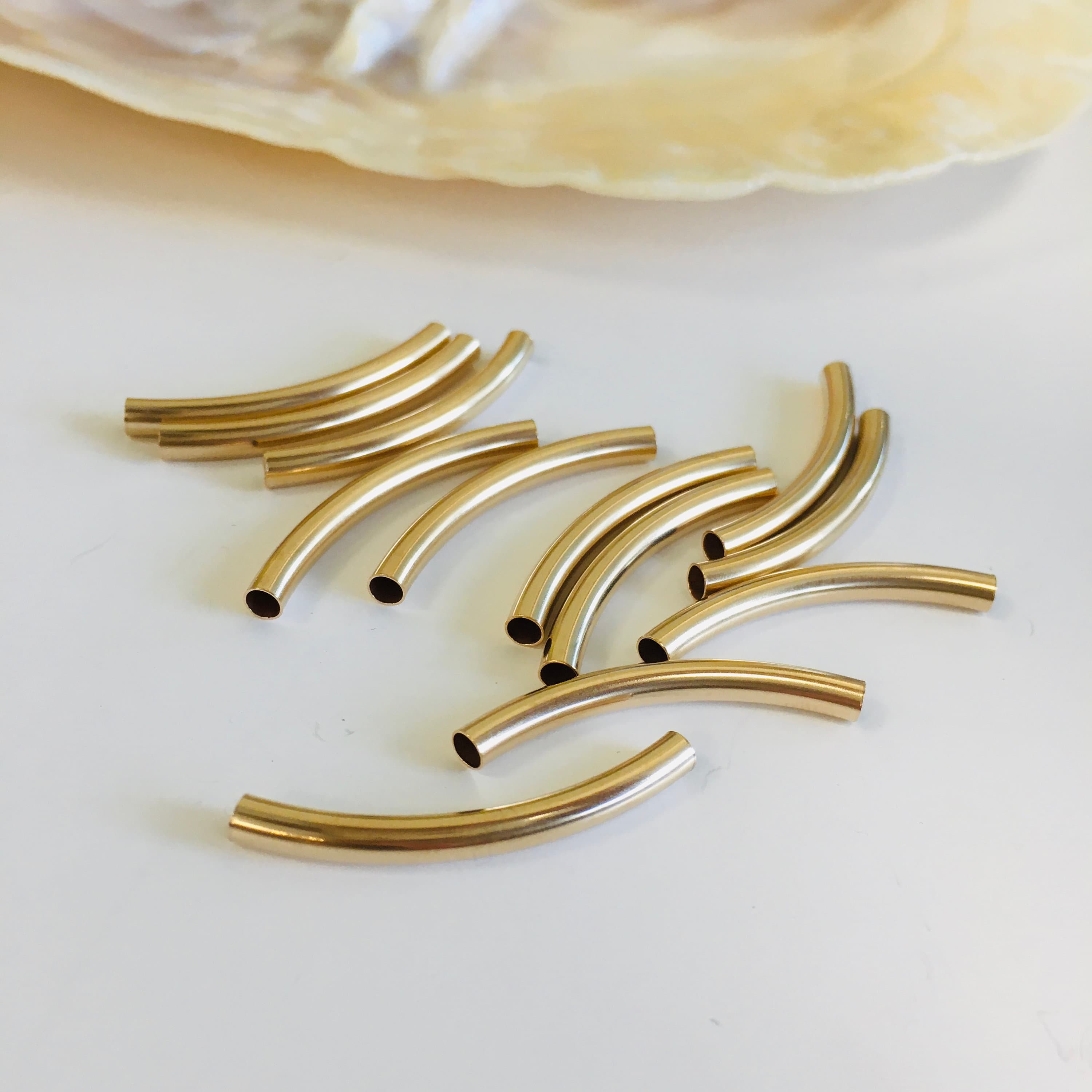 Bracelet connector beads gold filled wholesale.
