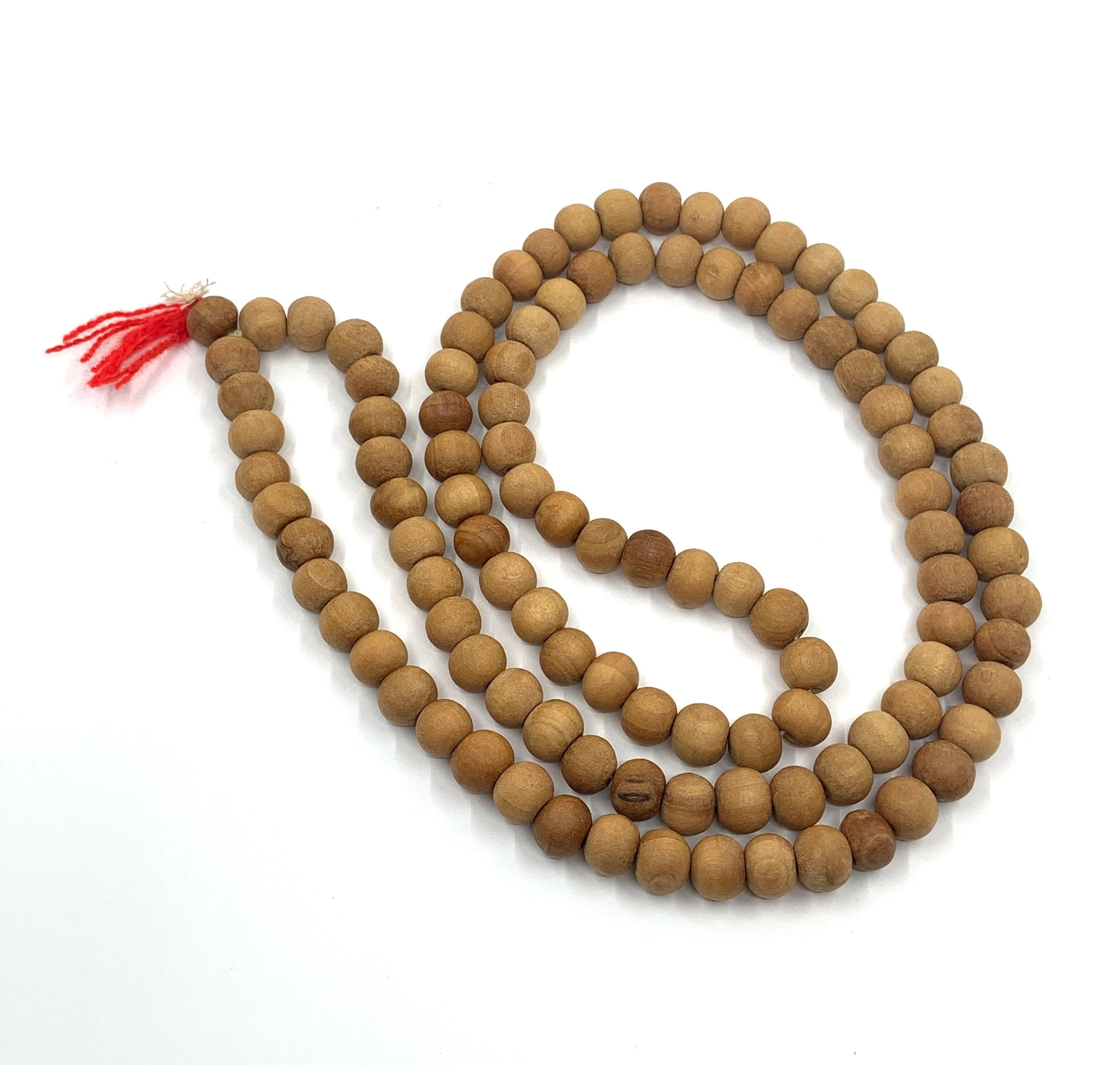Sandalwood Mala Necklace, 6mm, 8mm, 10mm, Sandalwood Rosary, Meditation Prayer Beads - image 5