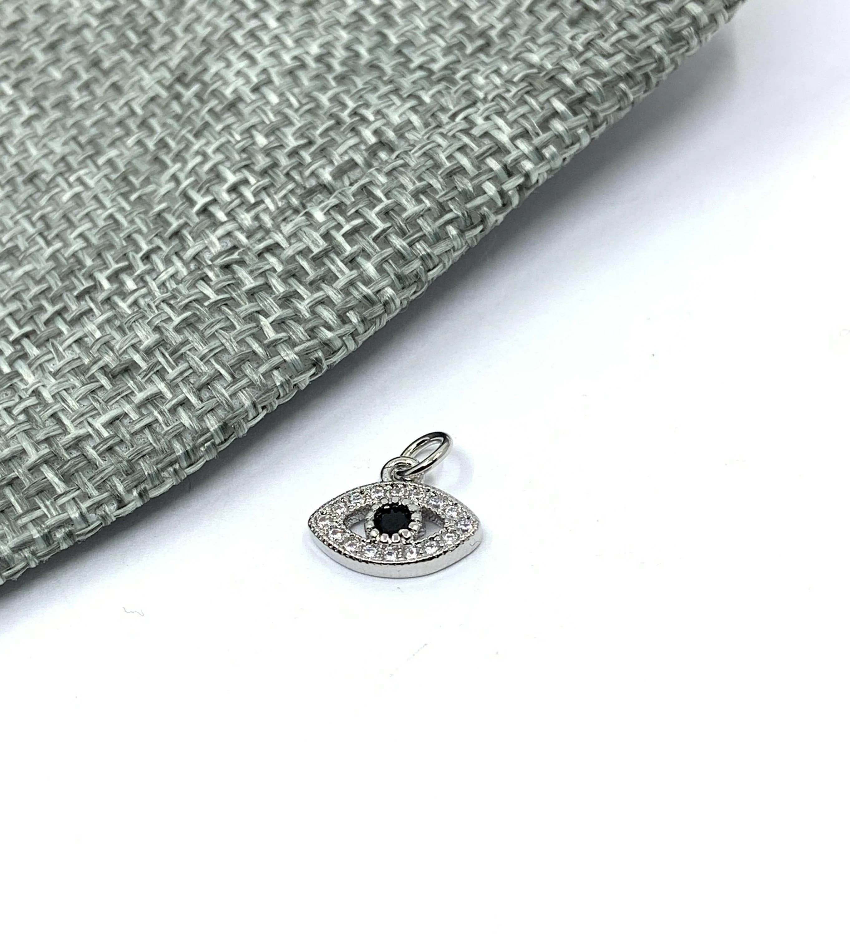 Cute little evil eye charm pendant