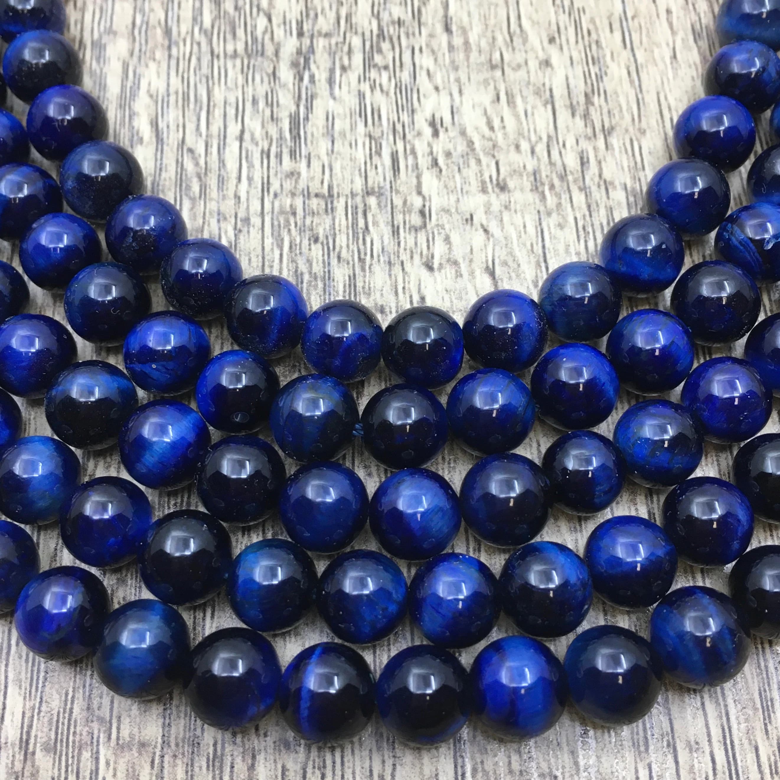 Blue Tiger Eye beads, 4mm, 6mm, 8mm, 10mm, 12mm, 14mm, 16mm, Gemstone, semi precious stone, bulk buy, Canadian Wholesale Supplier - image 4