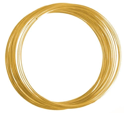 Gold Memory Wire, Beadalon Memory Wire Bracelet, Gold, 0.50 OZ, Bellaire Wholesale, Canadian Jewelry Supplier, Bulk Buy, Jewelry Wires