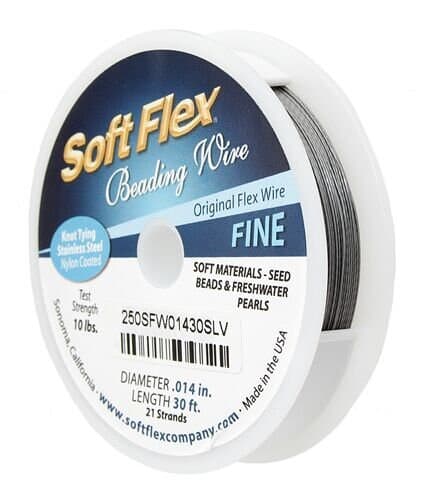 Soft Flex Fine Wire, Stringing Beading Wire, Spool Size 30 Ft, 100ft, Specialty Beading Threads And Tiger tail, Canadian Supplier, Bulk buy - image 3