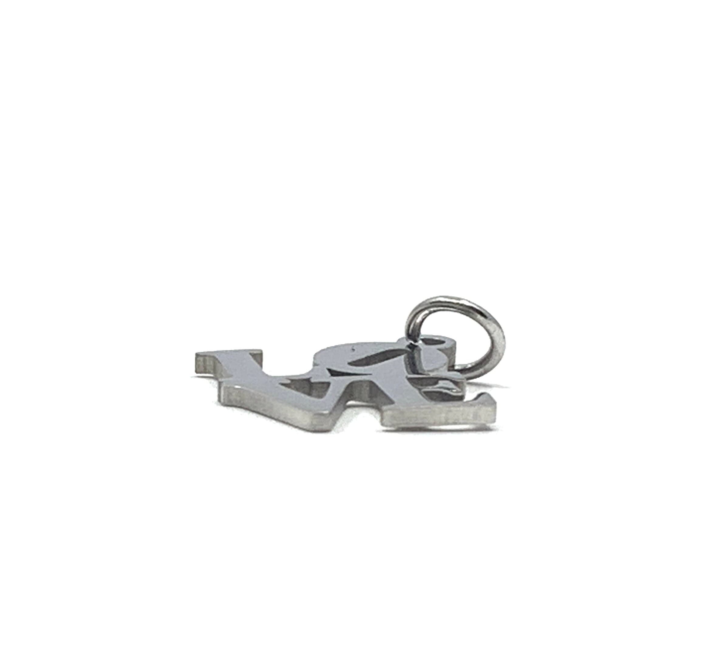 Love charm for jewelry making such as bracelet and necklace