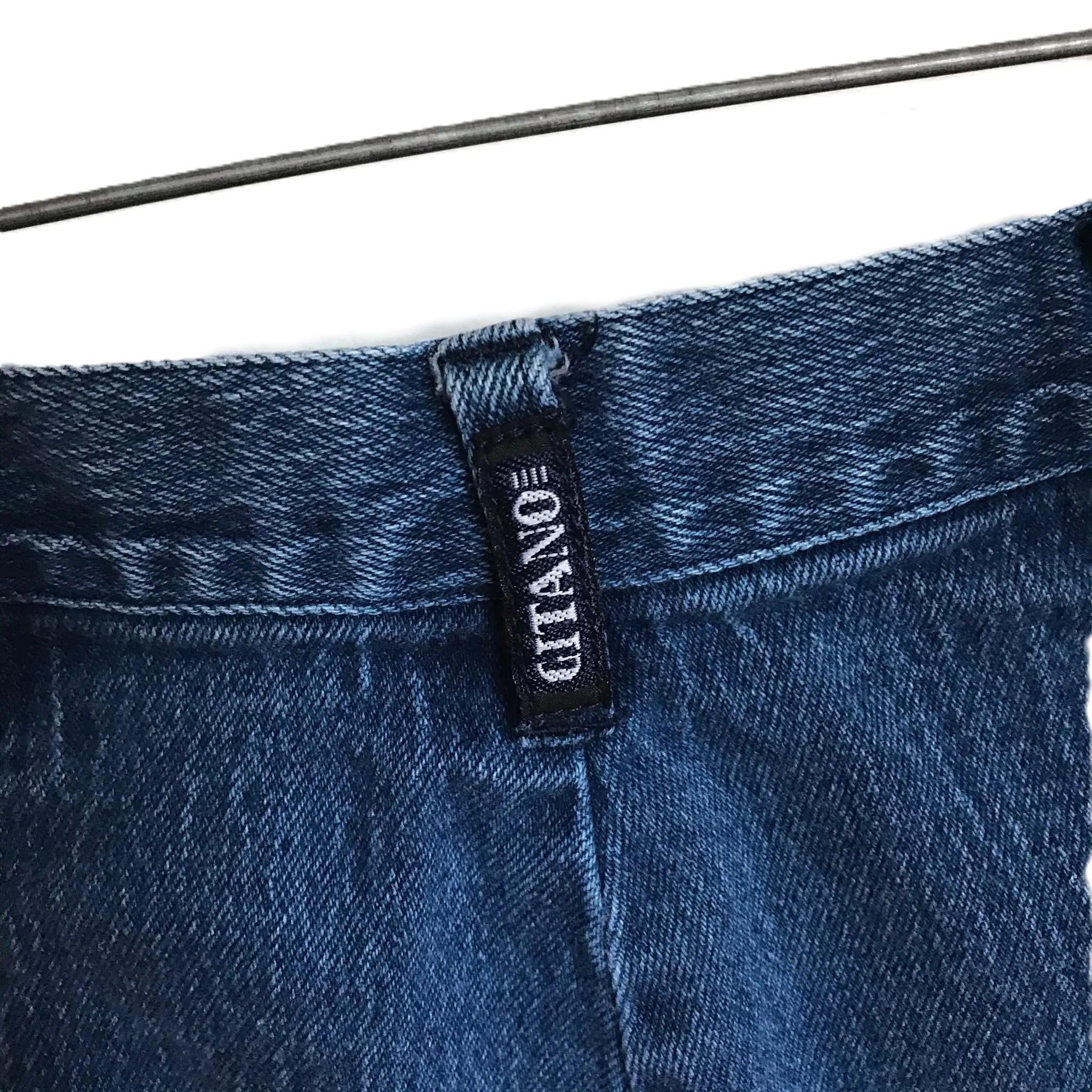 Vintage 80s Gitano Denim Shorts: High Waist Zipper Pocket, Kids Size 11/12 - image 4