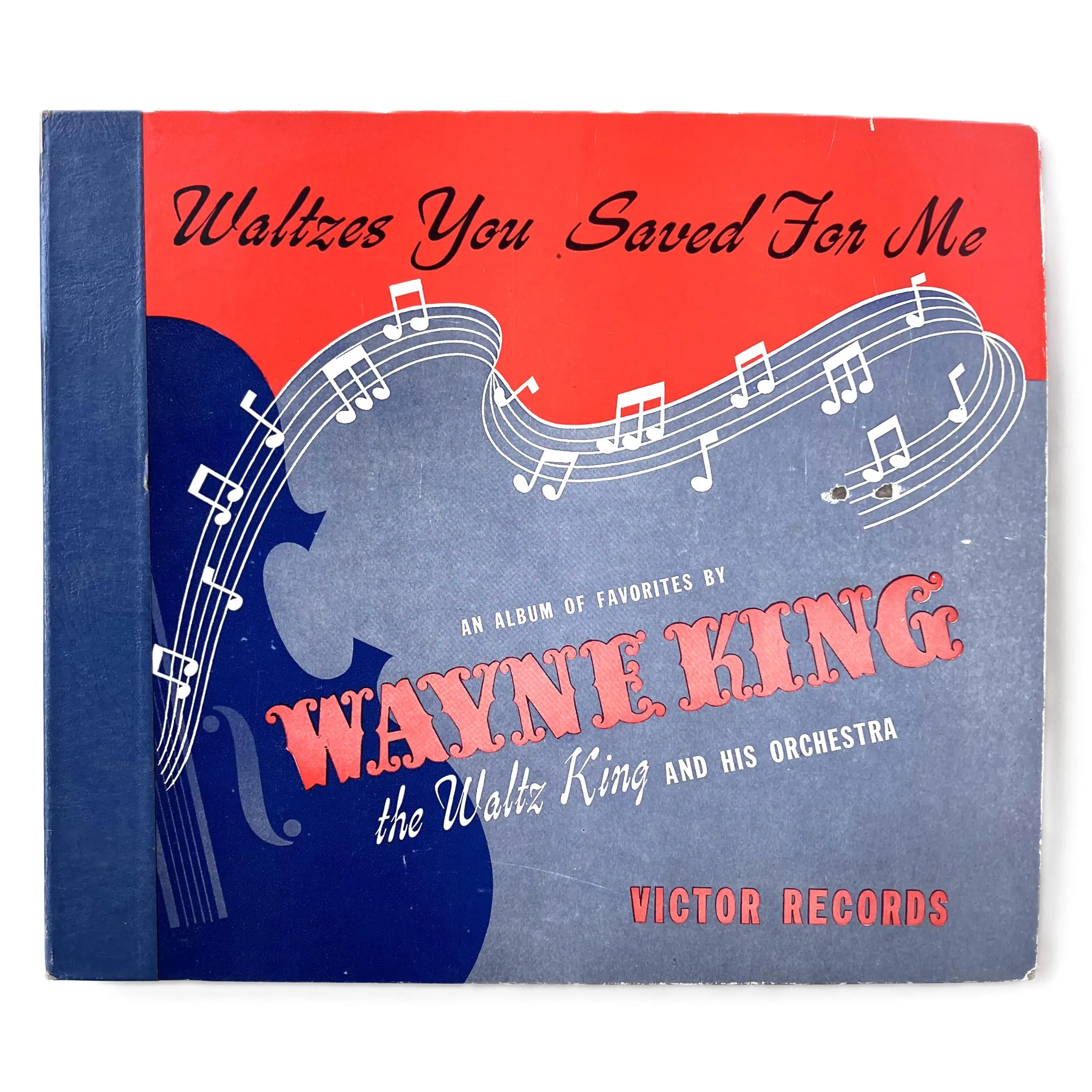 Vintage Wayne King Album | Waltzes You Saved for Me, 4-Record Set