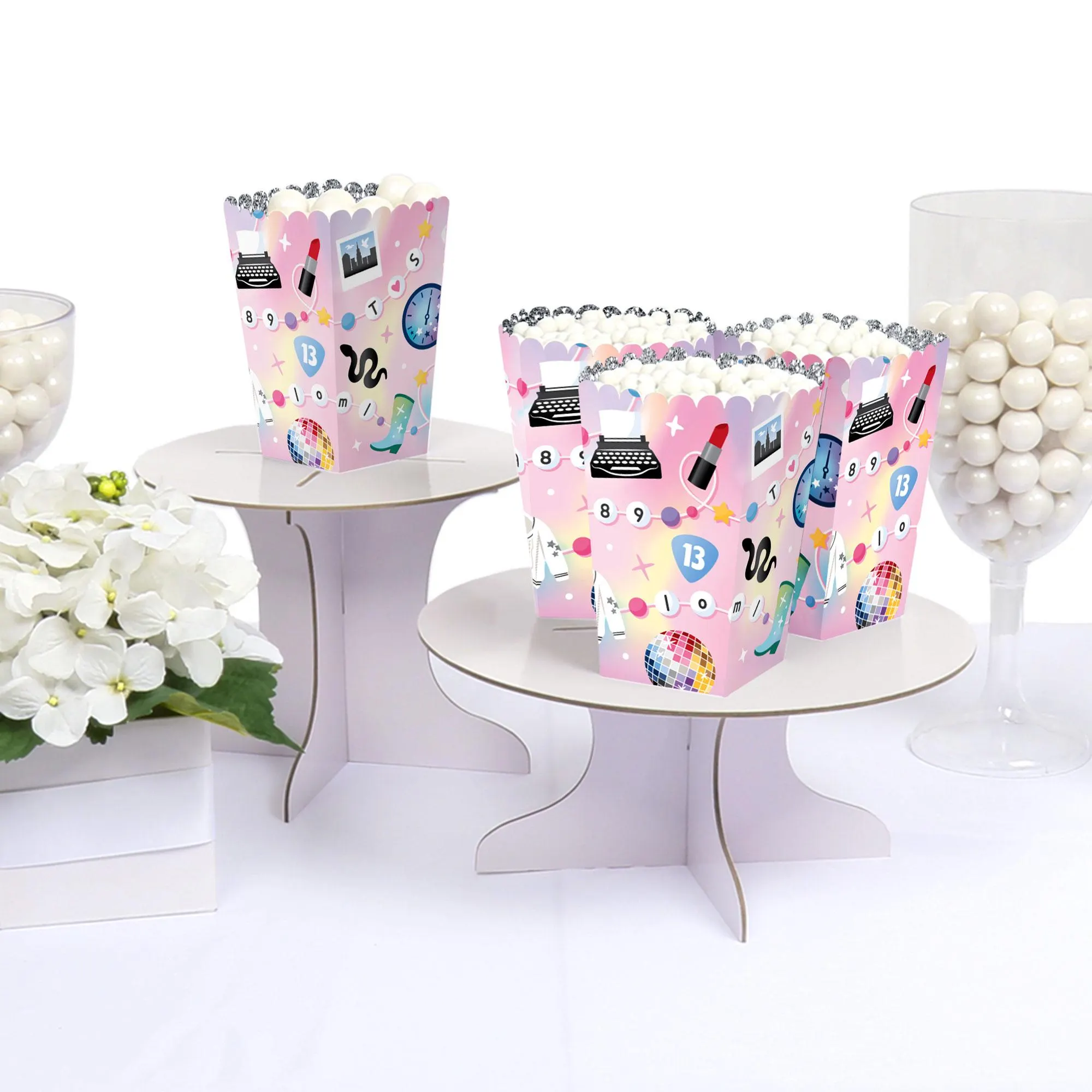 In My Party Era - Celebrity Concert Party Favor Popcorn Treat Boxes - Set of 12 - image 5
