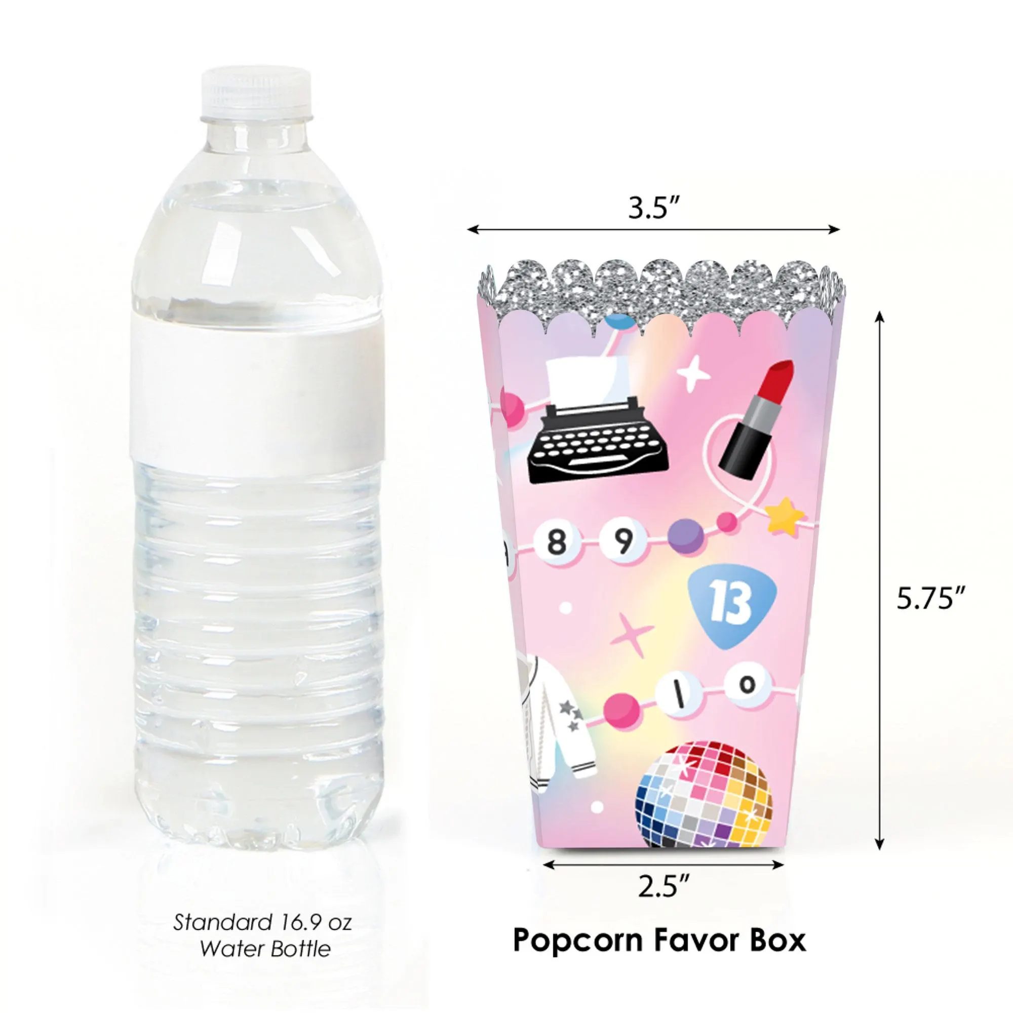 In My Party Era - Celebrity Concert Party Favor Popcorn Treat Boxes - Set of 12 - image 4