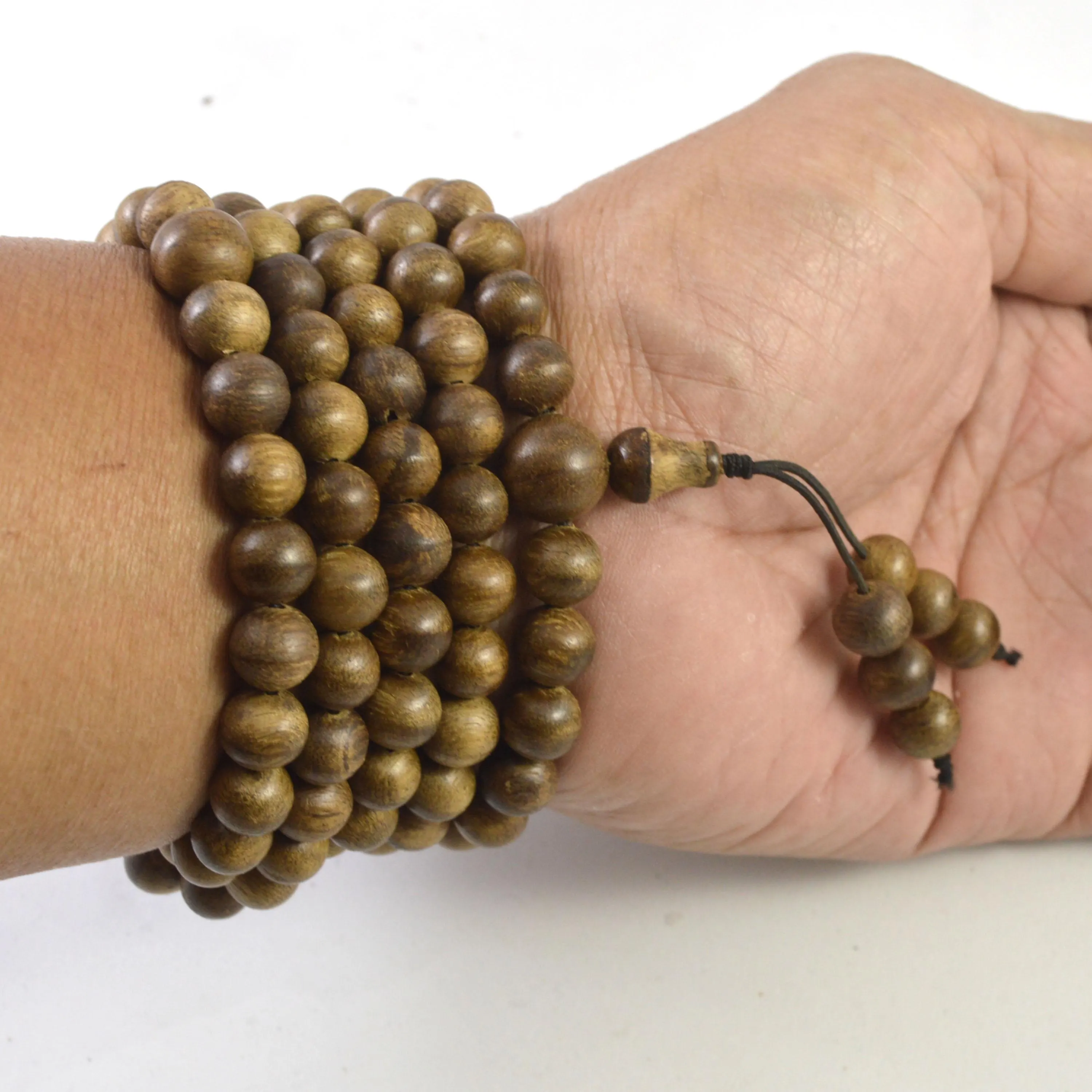 Good Smell 08mm 108 Prayer beads Original wild harvest Agarwood Papua Indonesia - image 5