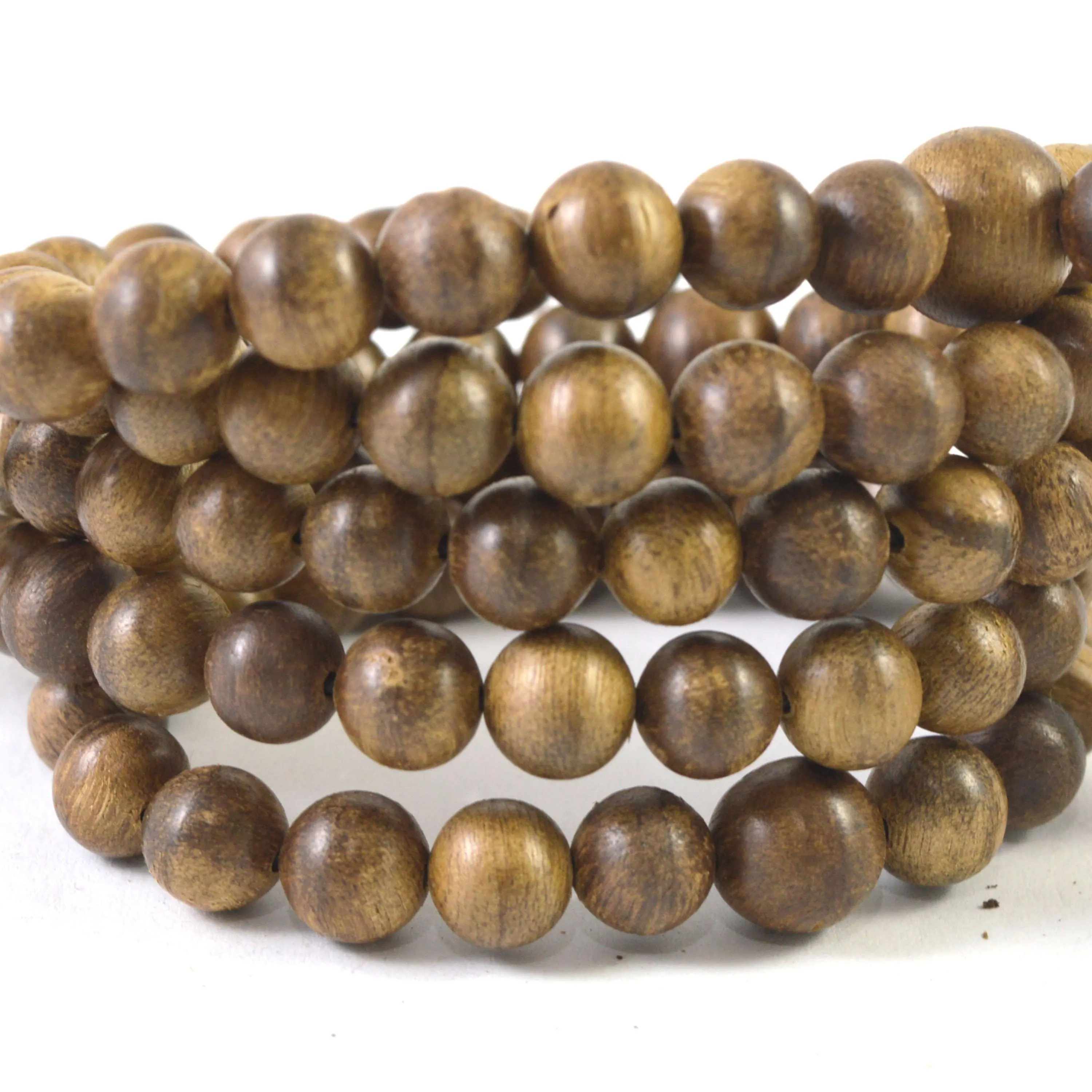 Good Smell 08mm 108 Prayer beads Original wild harvest Agarwood Papua Indonesia - image 4