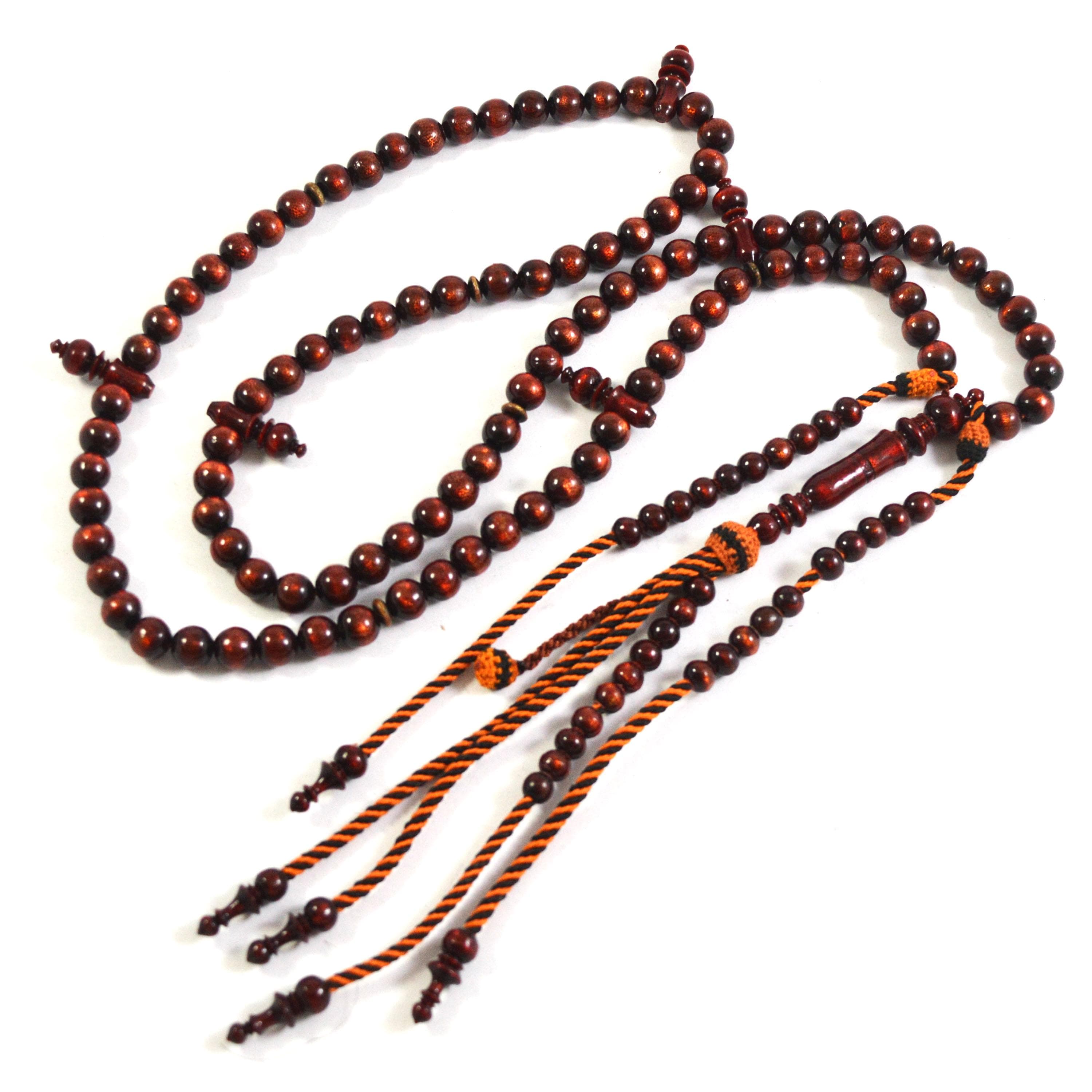 Indahcraft- Yusr Black Coral Sea Muslem Dikr Misbaha islamic Prayer Beads - image 2