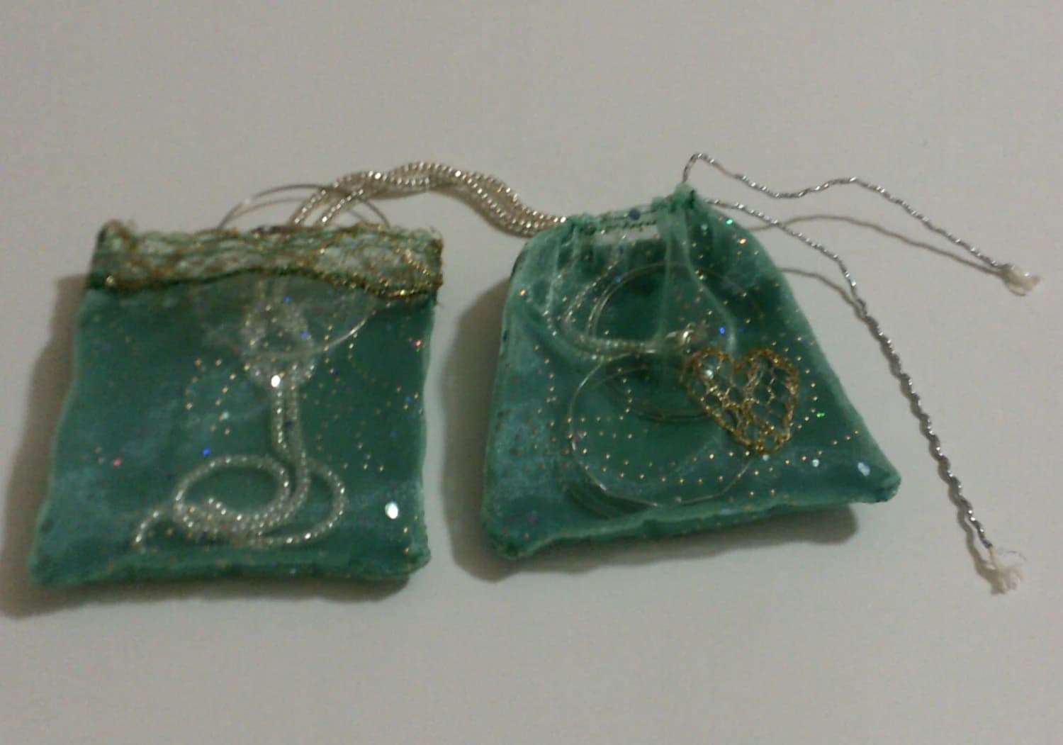 SALE! Exquisite Glamour Pouches & Chic Sachets for Gifting or Storing Jewelry. Very Well Made! Rich Shimmery Chiffon Fabric. DISCOUNT Price! - image 2