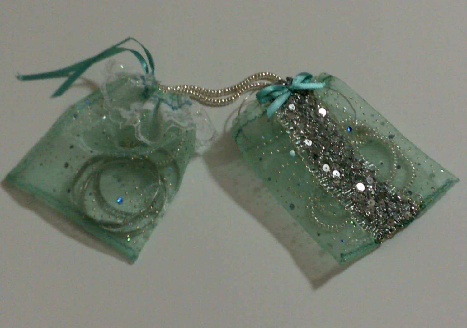 SALE! Exquisite Glamour Pouches & Chic Sachets for Gifting or Storing Jewelry. Very Well Made! Rich Shimmery Chiffon Fabric. DISCOUNT Price! - image 4