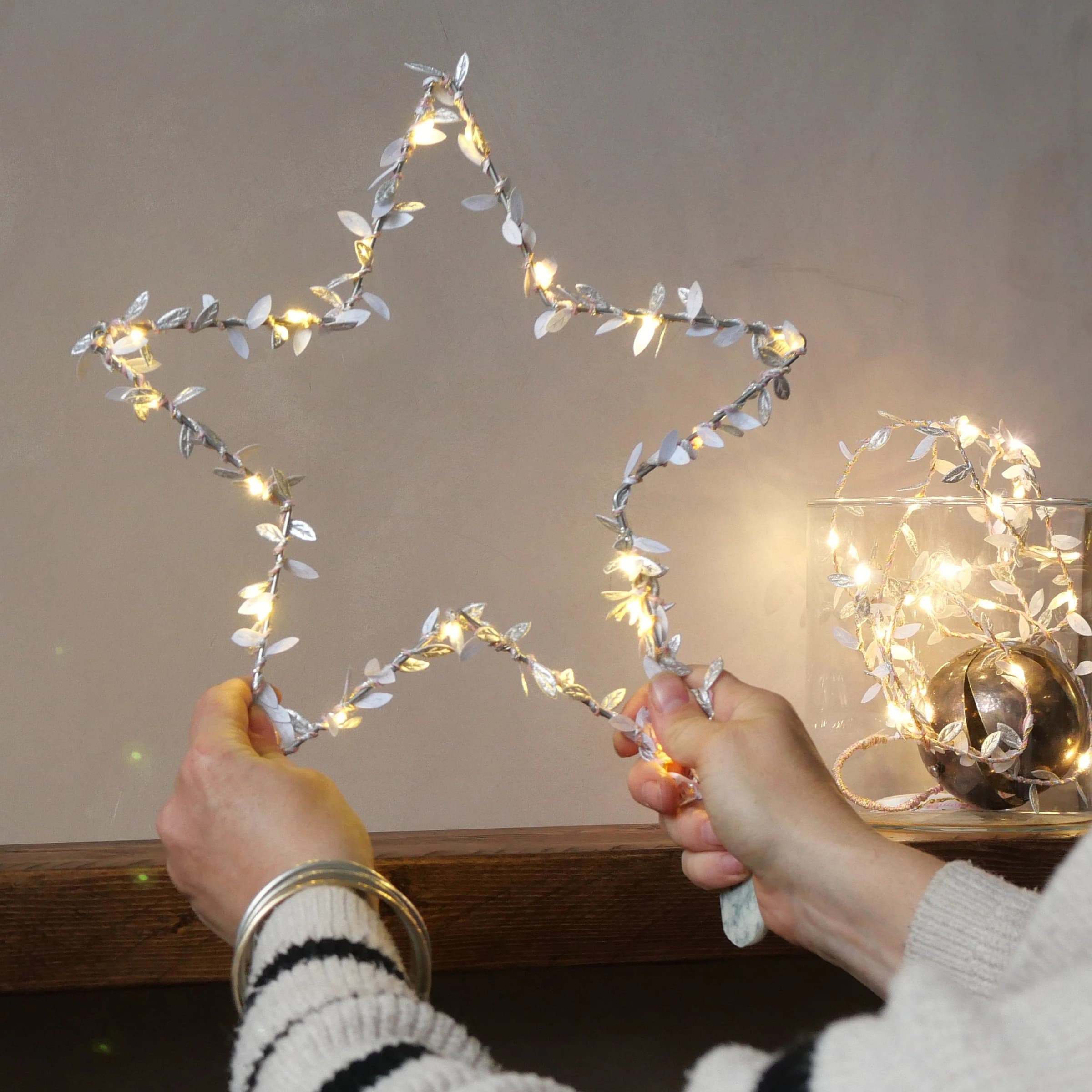 Christmas Star Light | Gold or Silver Light Up Star | Hanging Christmas Decoration - image 5