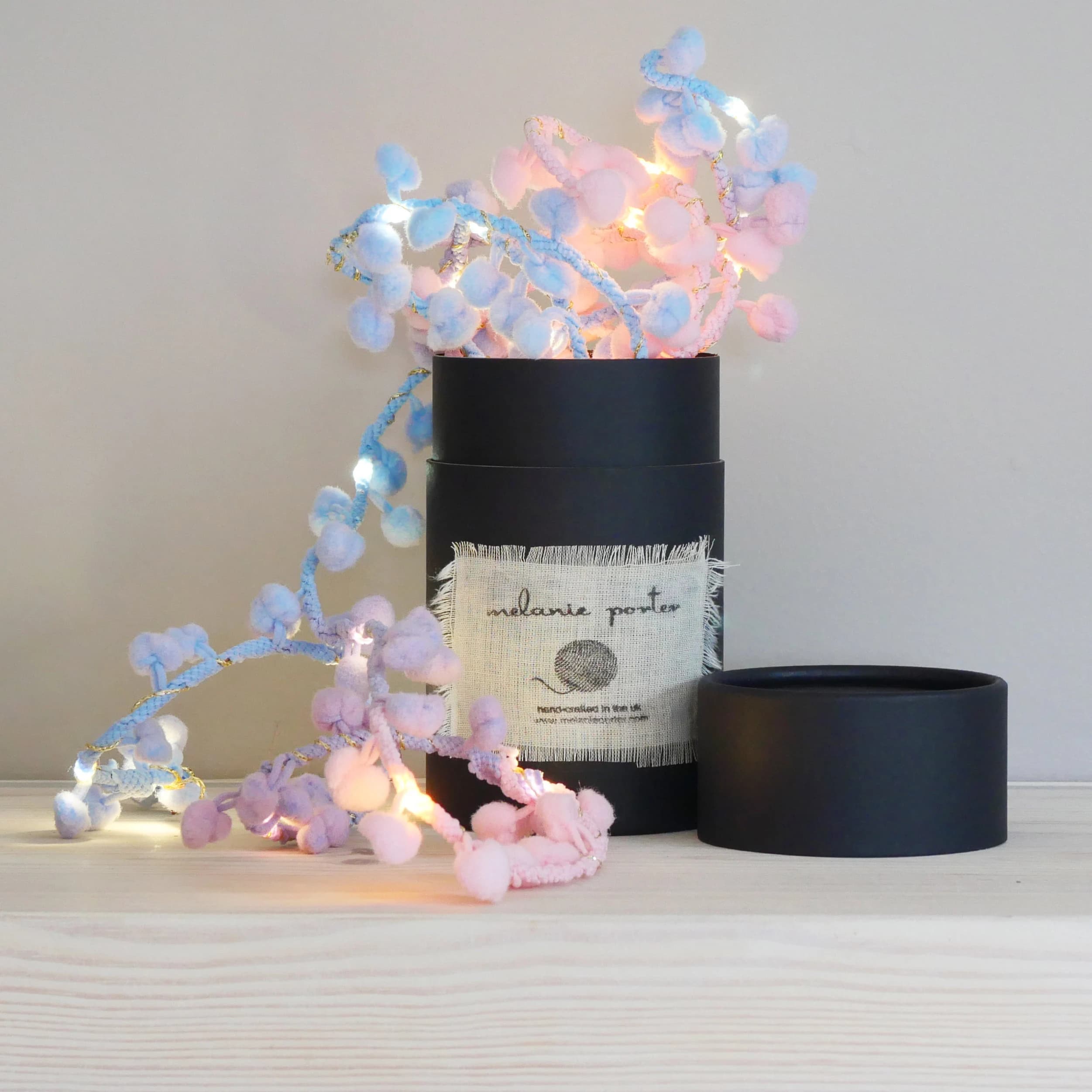 Neon Rainbow Pom Pom Fairy Lights: Kids Room Decor - image 4