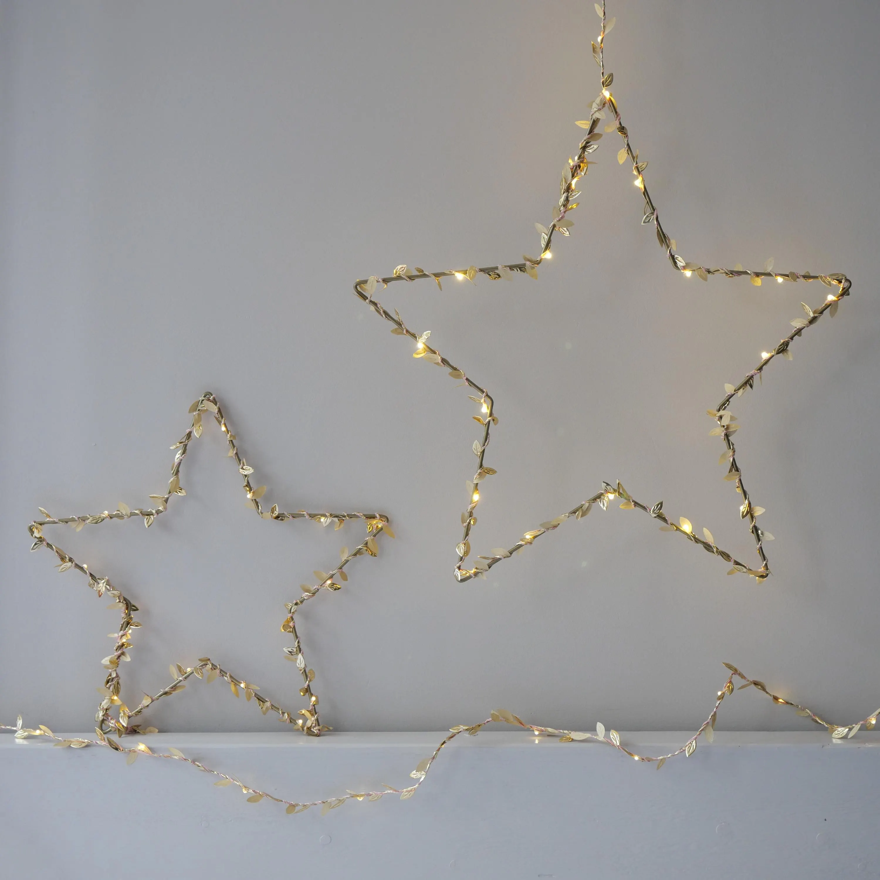 Christmas Star Light | Gold or Silver Light Up Star | Hanging Christmas Decoration - image 3