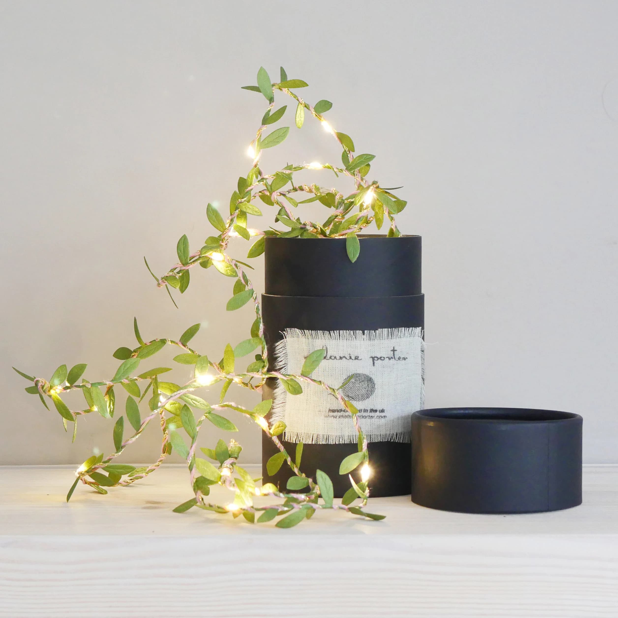 Green Leaf Fairy Lights, String Lights, Rustic Wedding & Table Decorations - image 2