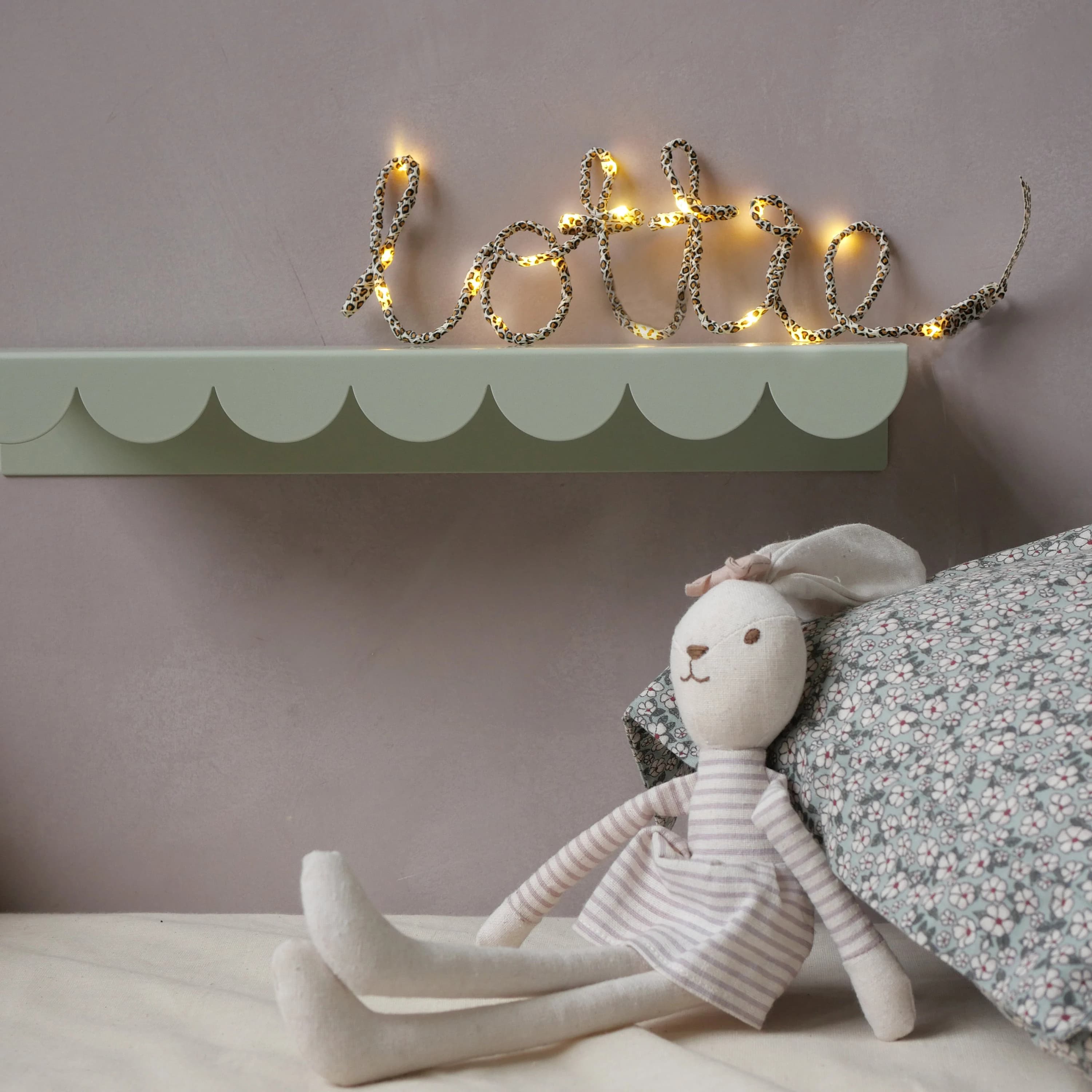 Personalised Leopard Print Name in Lights - image 3