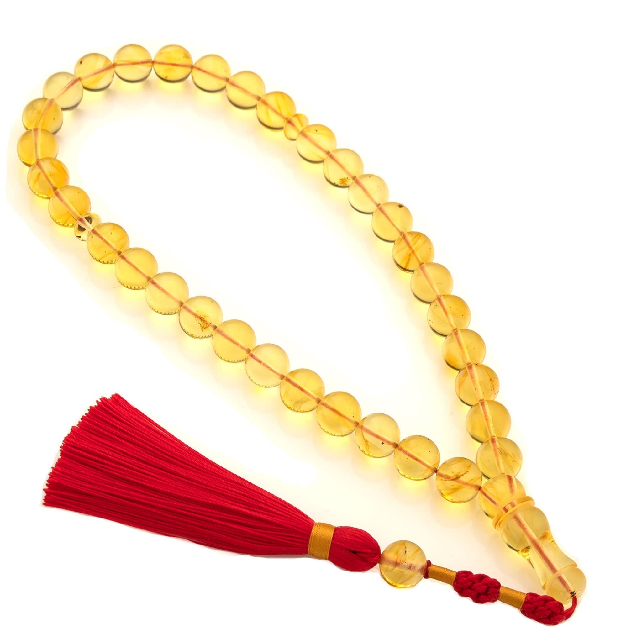 Baltic Amber Tasbih: Genuine Islamic Prayer Beads, 32g - image 3