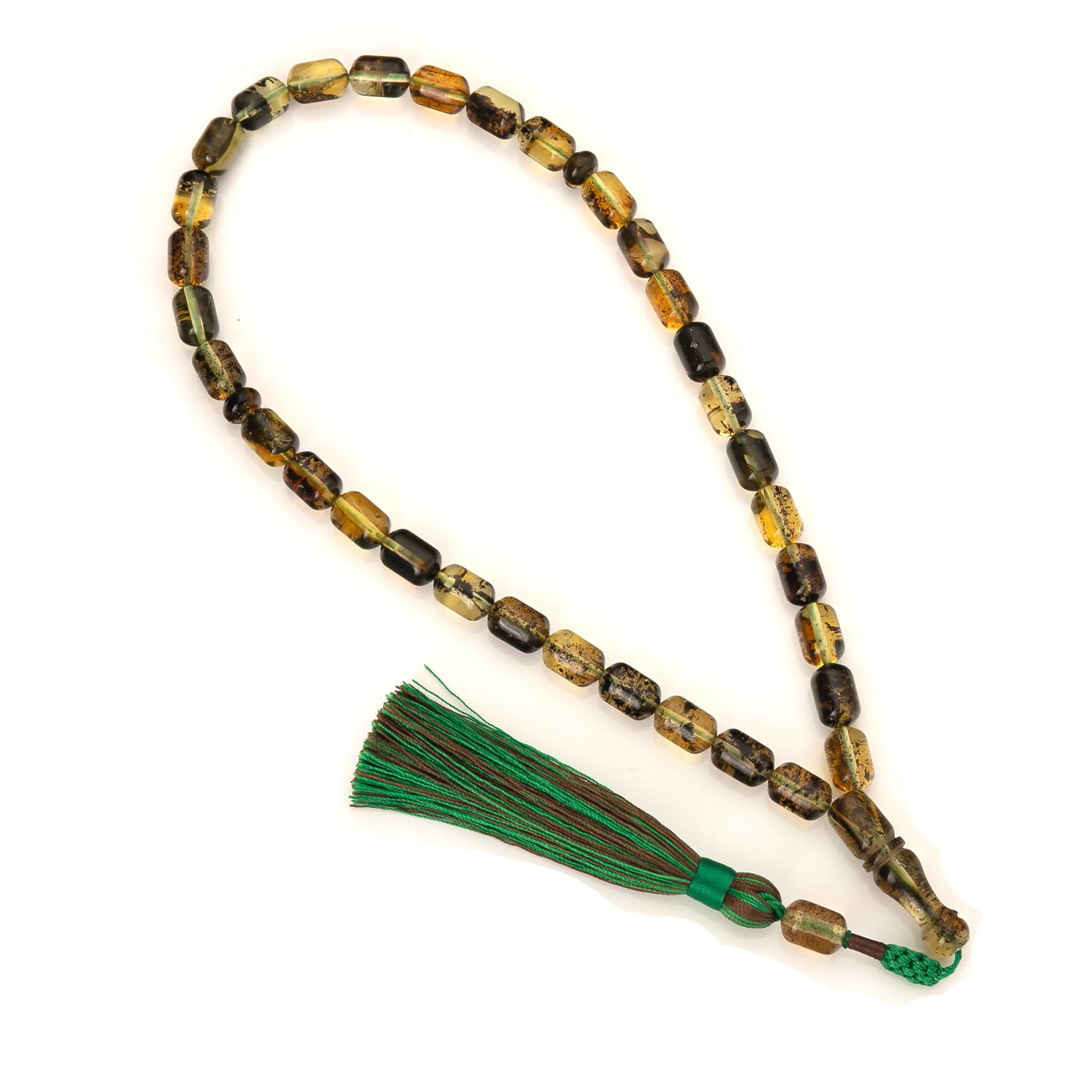 Genuine Baltic Amber Tasbih: Muslim Prayer Beads Rosary, 22g - image 4