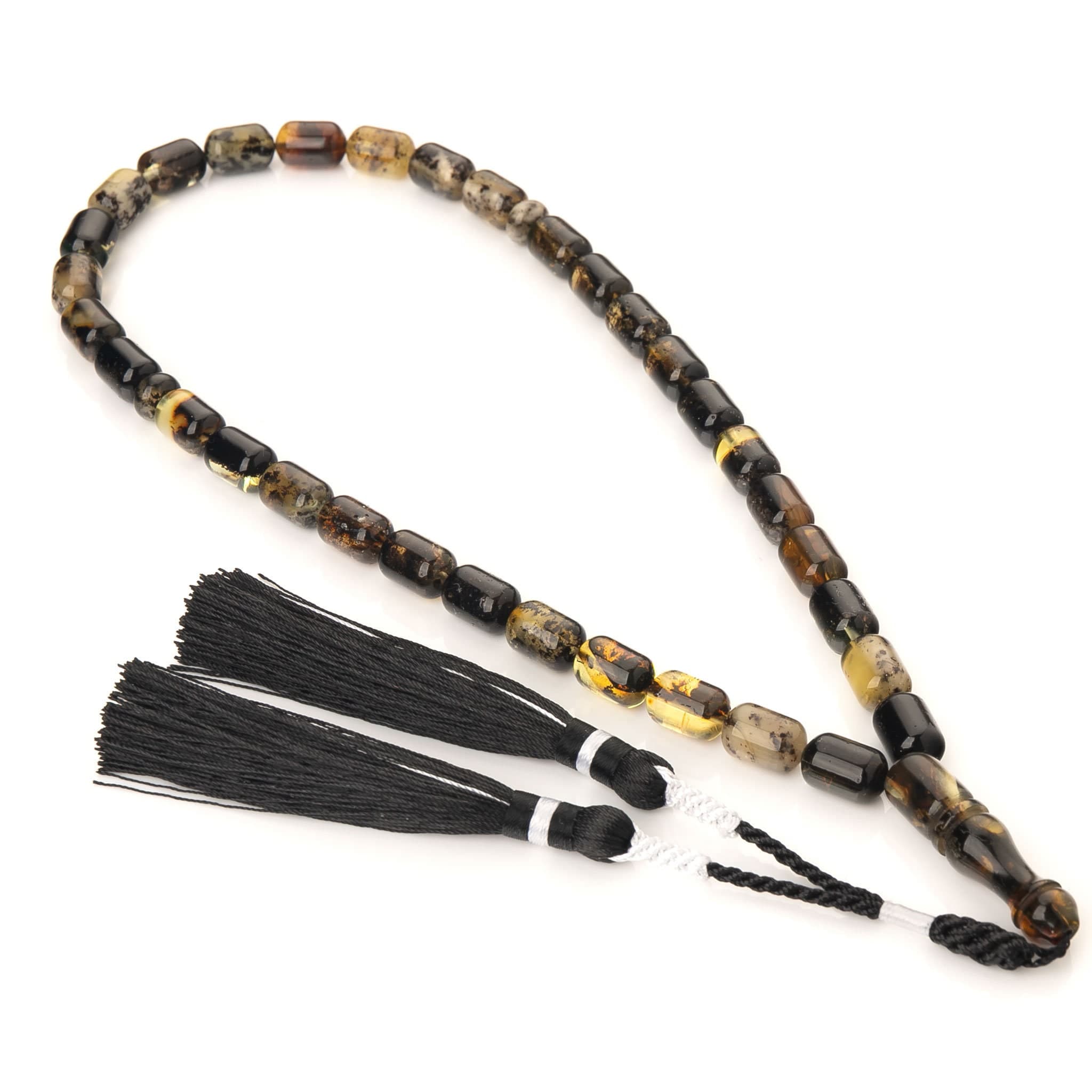 Amber Tasbih-Genuine Amber Rosary-33 Islamic Prayer Beads,23g-Misbaha-كهرمان - image 5