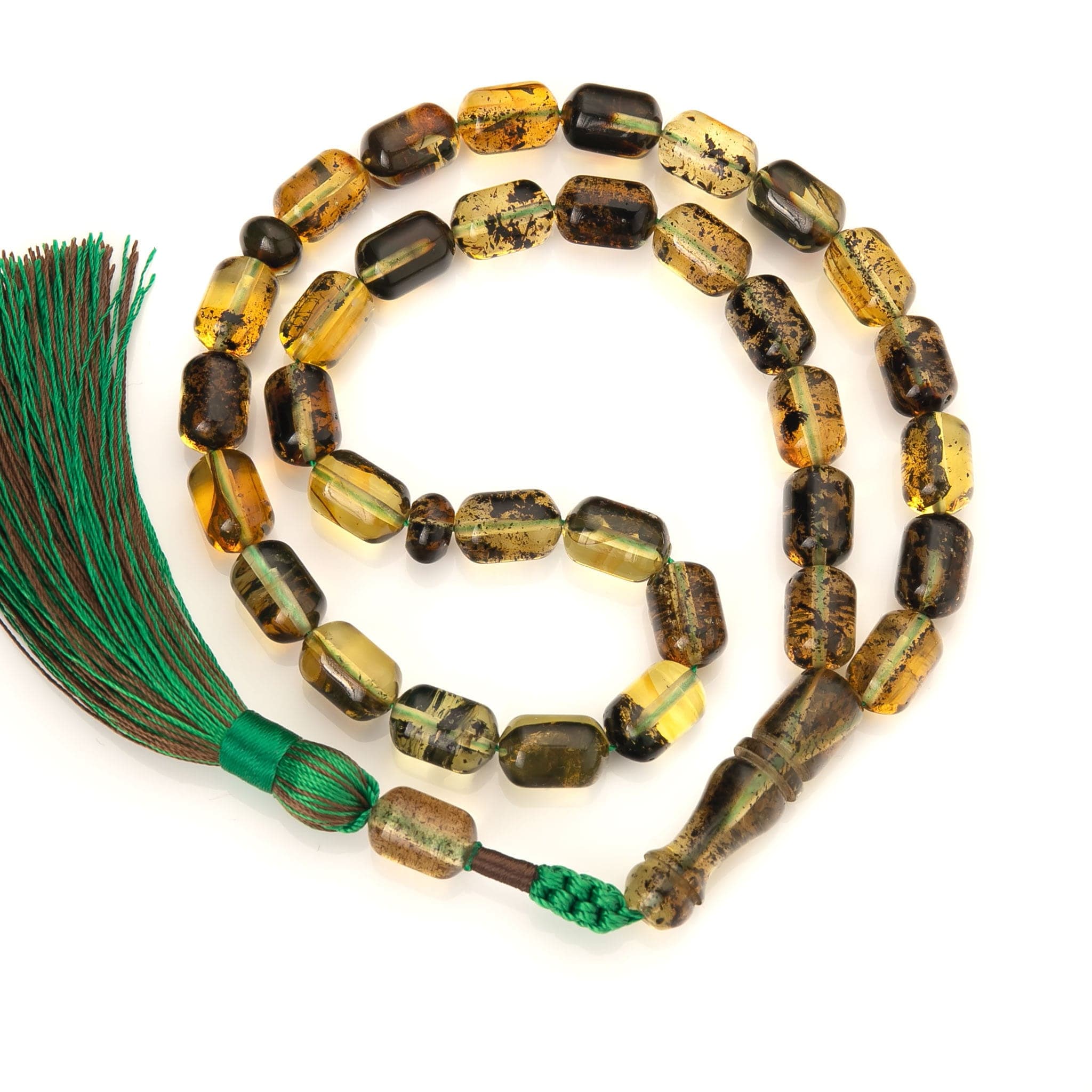 Genuine Baltic Amber Tasbih: Muslim Prayer Beads Rosary, 22g - image 3