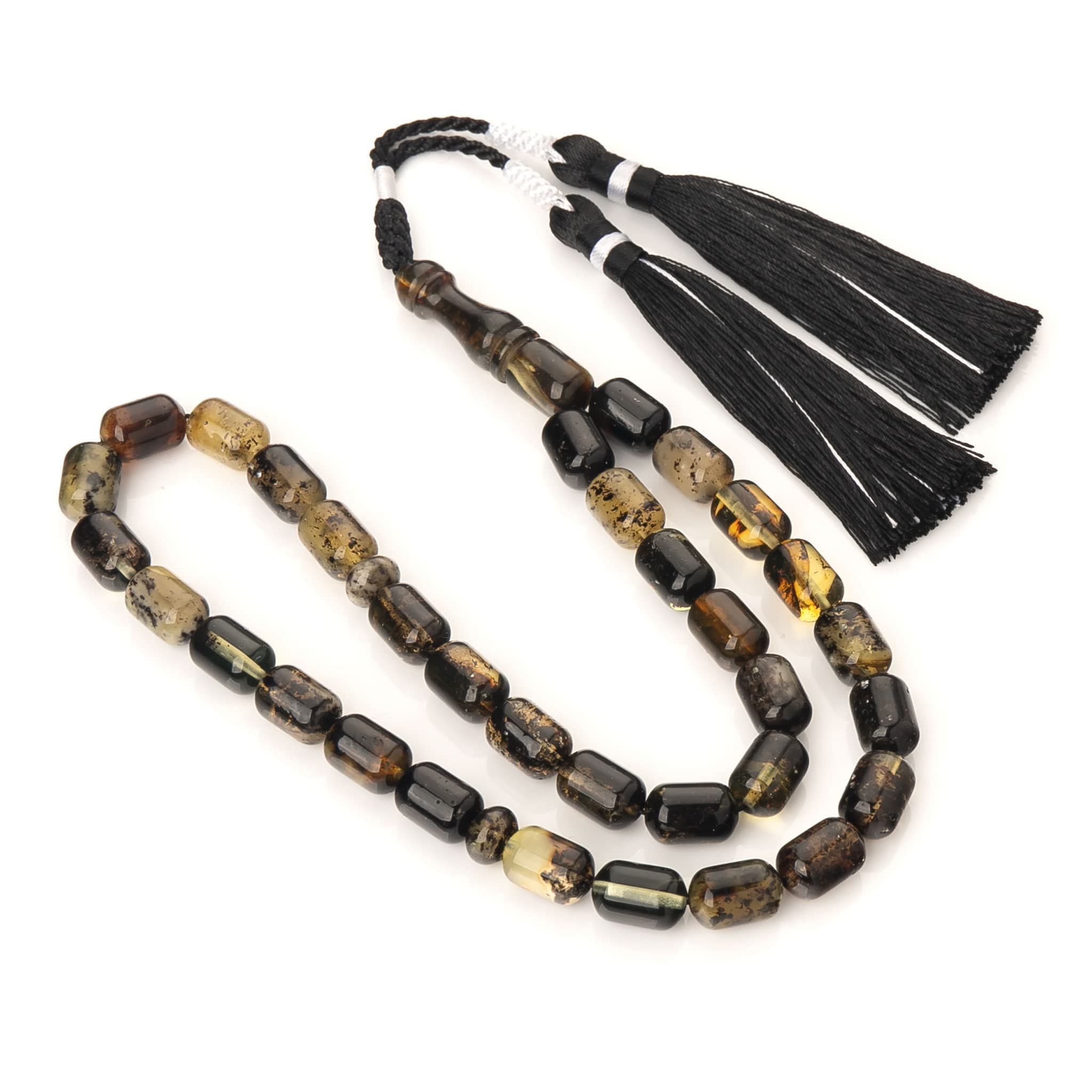 Amber Tasbih-Genuine Amber Rosary-33 Islamic Prayer Beads,23g-Misbaha-كهرمان - image 4