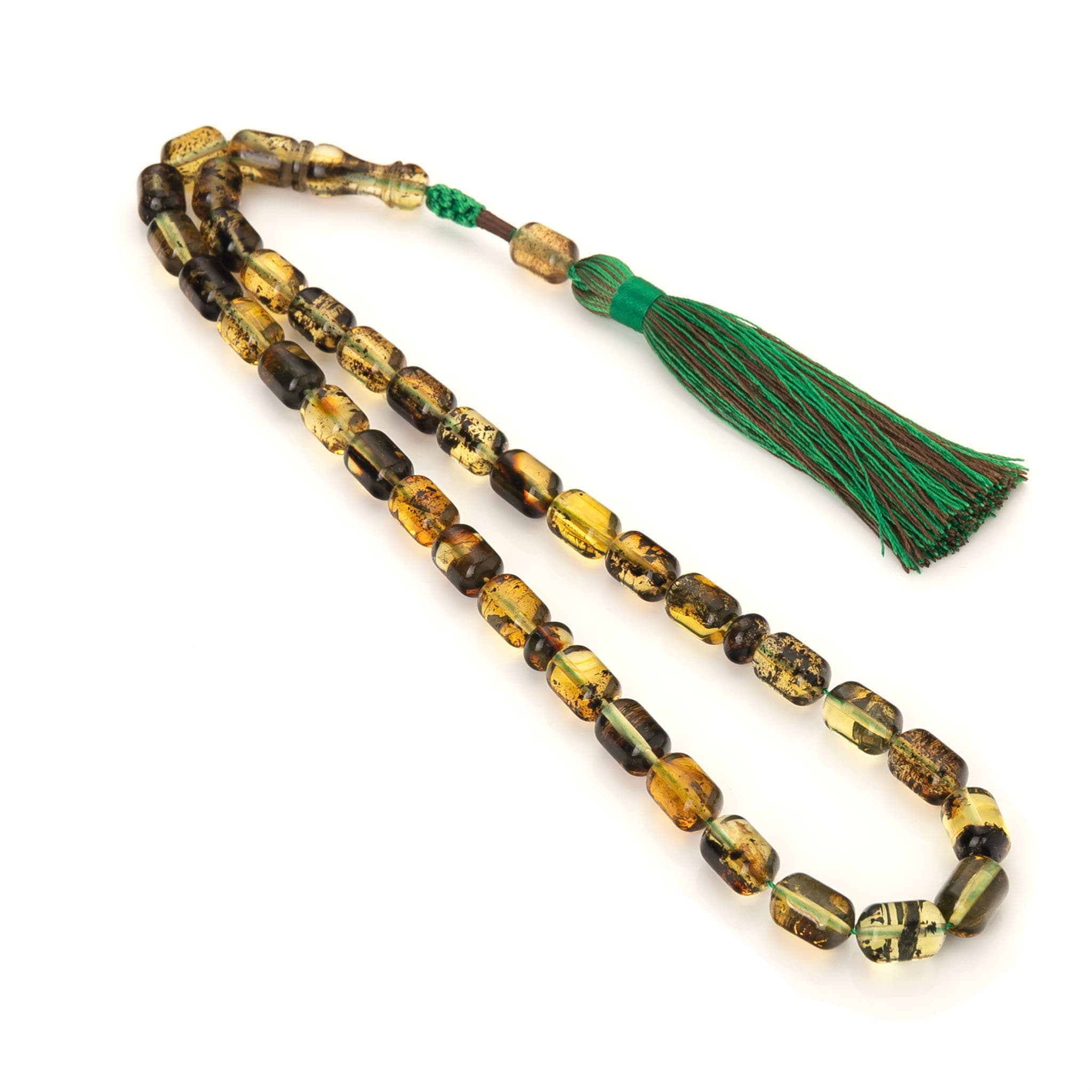 Genuine Baltic Amber Tasbih: Muslim Prayer Beads Rosary, 22g - image 5