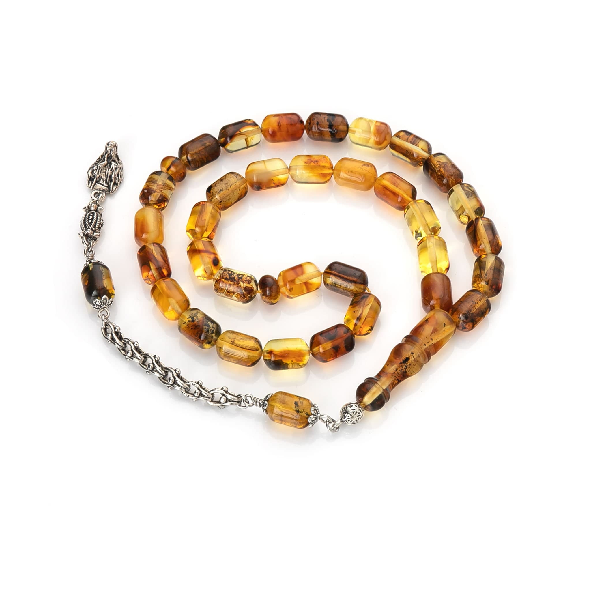 Baltic Amber Islamic Prayer Beads: 33-Bead Muslim Rosary - image 5