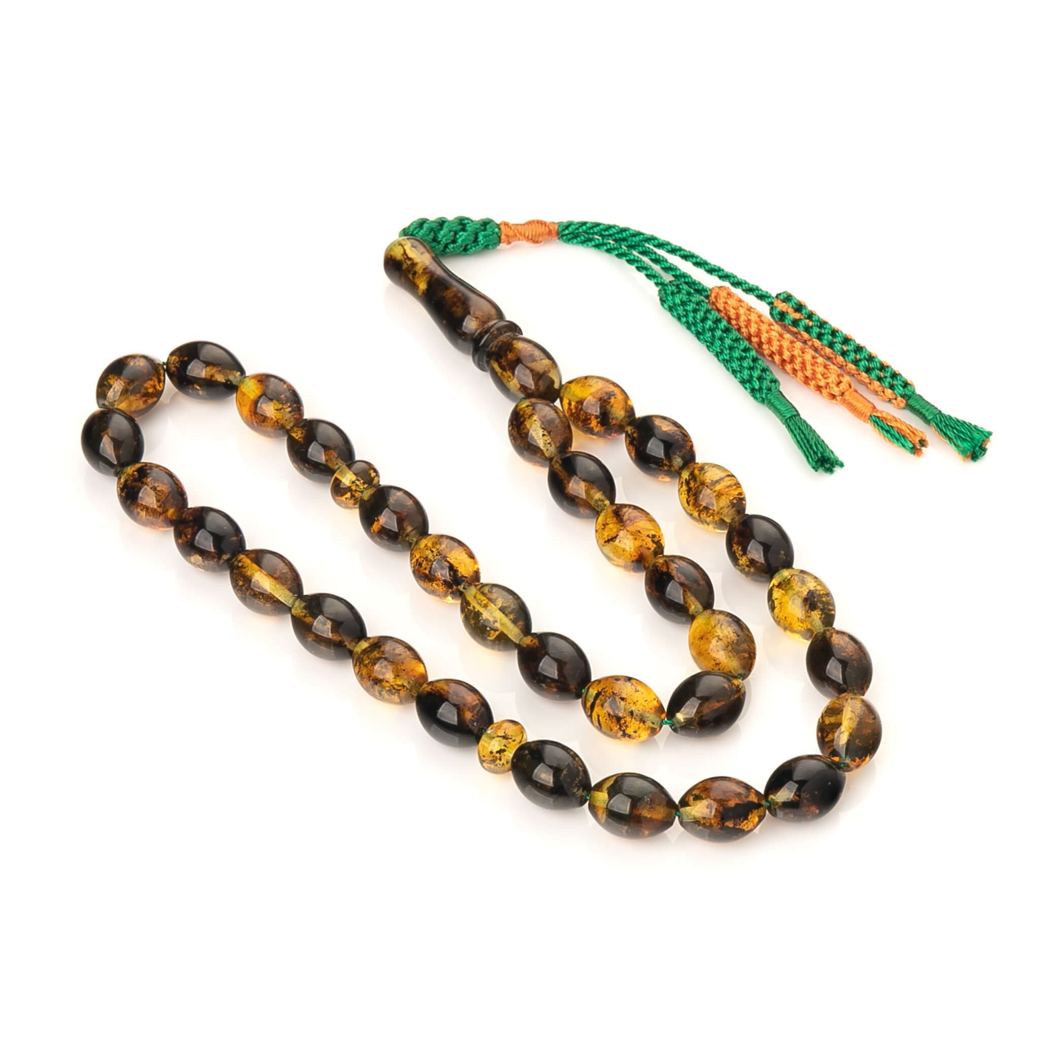 Amber Tasbih|33 Islamic Prayer Beads|+additional Imam|Misbaha|Tesbih|Sibha|مسبحة - image 5