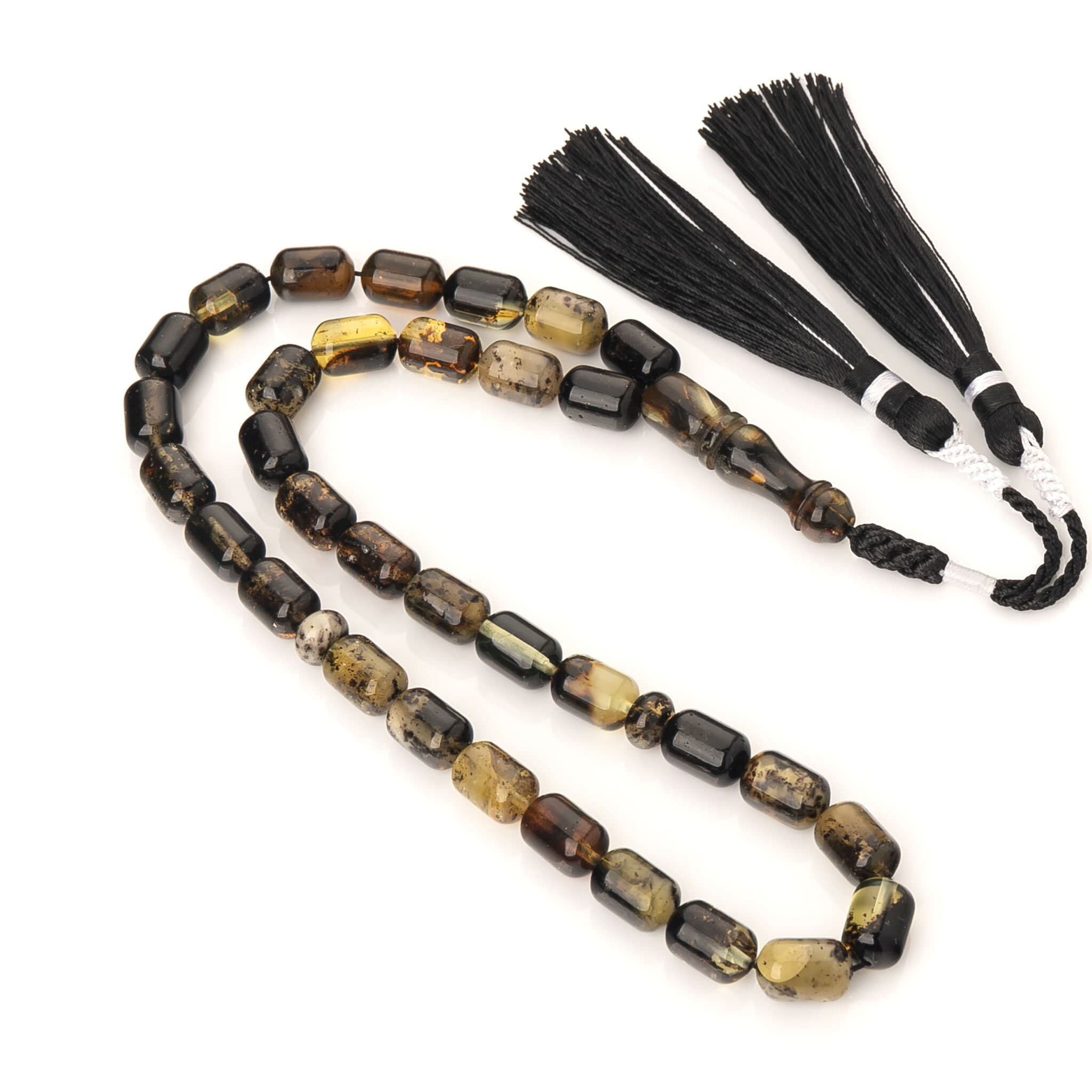 Amber Tasbih-Genuine Amber Rosary-33 Islamic Prayer Beads,23g-Misbaha-كهرمان - image 3