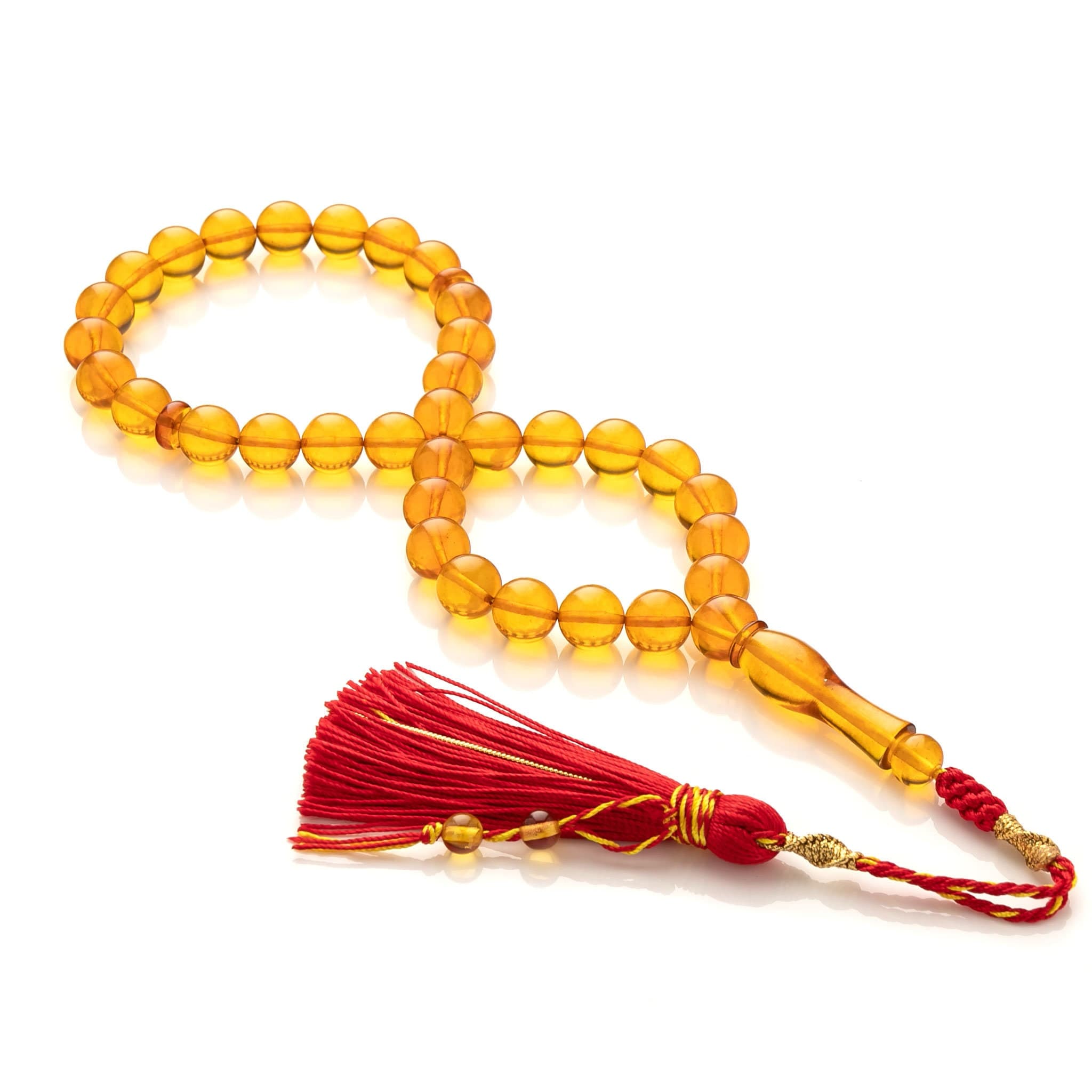 Baltic Amber Muslim Rosary: 33 Prayer Beads, Islamic Gift - image 4