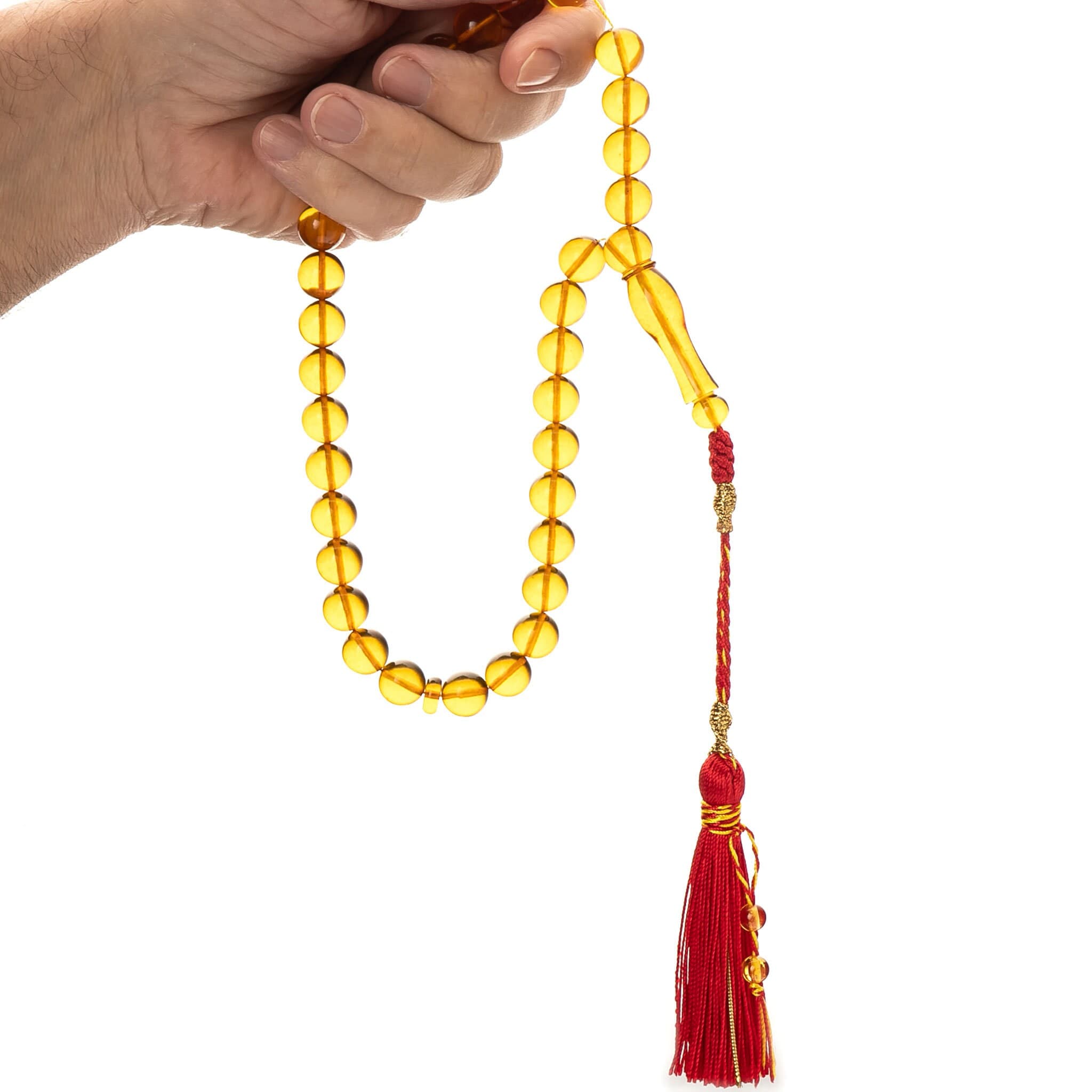 Baltic Amber Muslim Rosary: 33 Prayer Beads, Islamic Gift - image 5