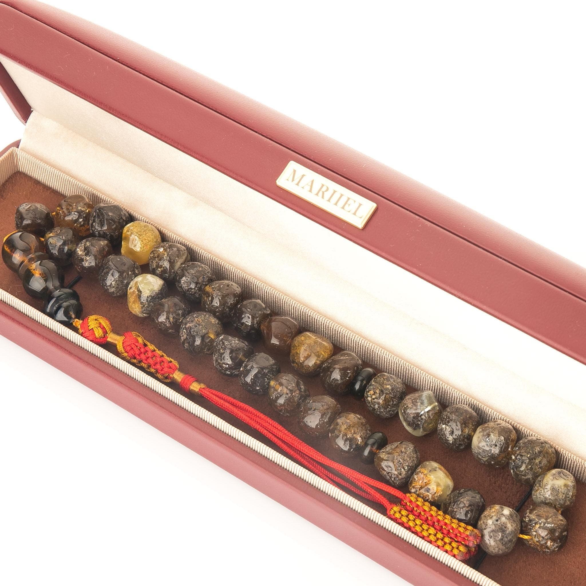 Handcrafted Baltic Tasbih – Traditional Prayer Misbaha, Natural Raw Nugget Rosary - image 4
